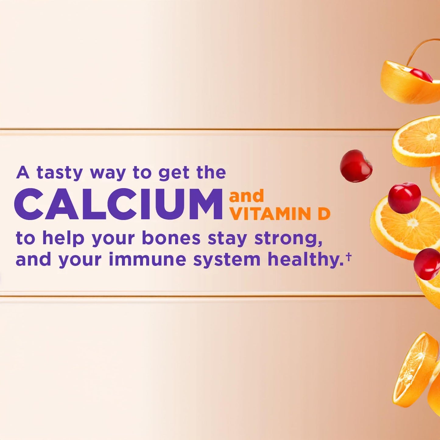 Generic KS Calcium 500 mg with Vitamin D3 1000 IU & Zinc Gummies, 120 Count