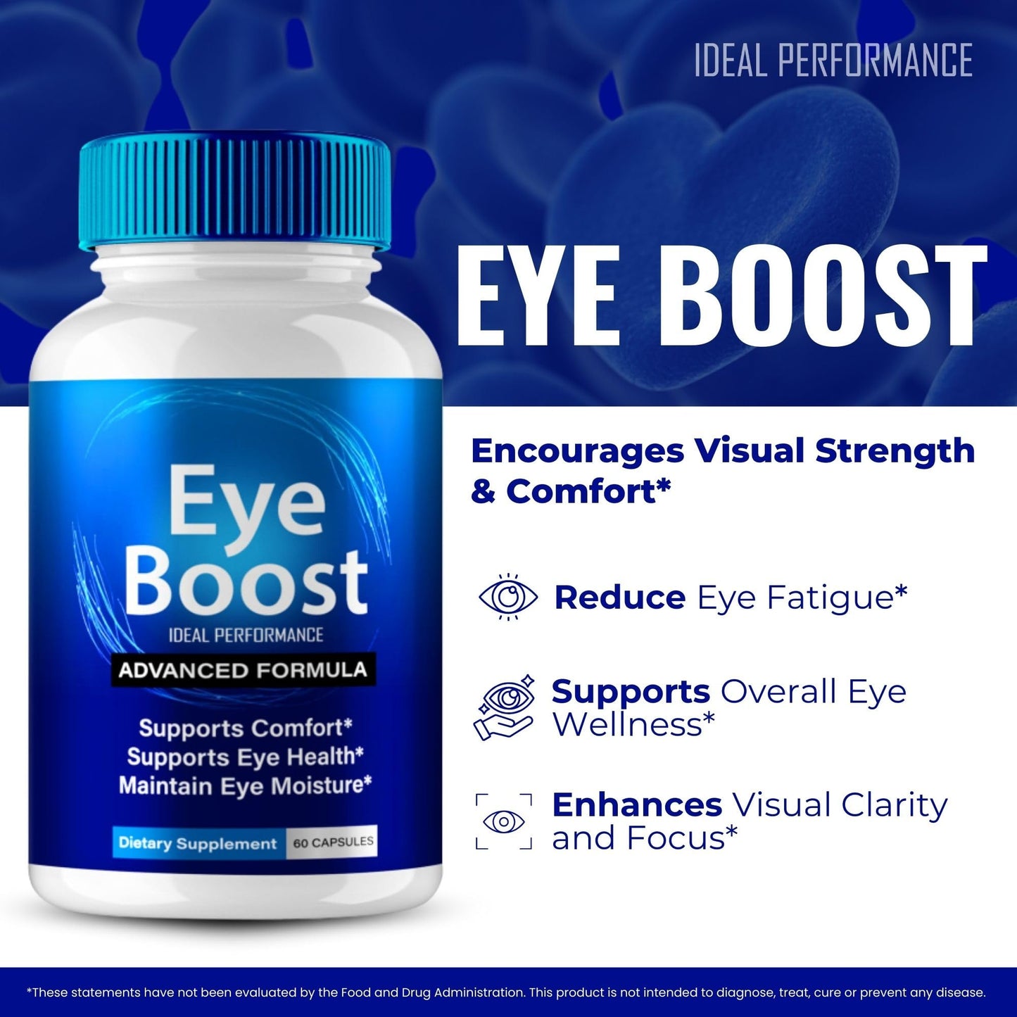 IDEAL PERFORMANCE Eye Boost Capsules 180 Count