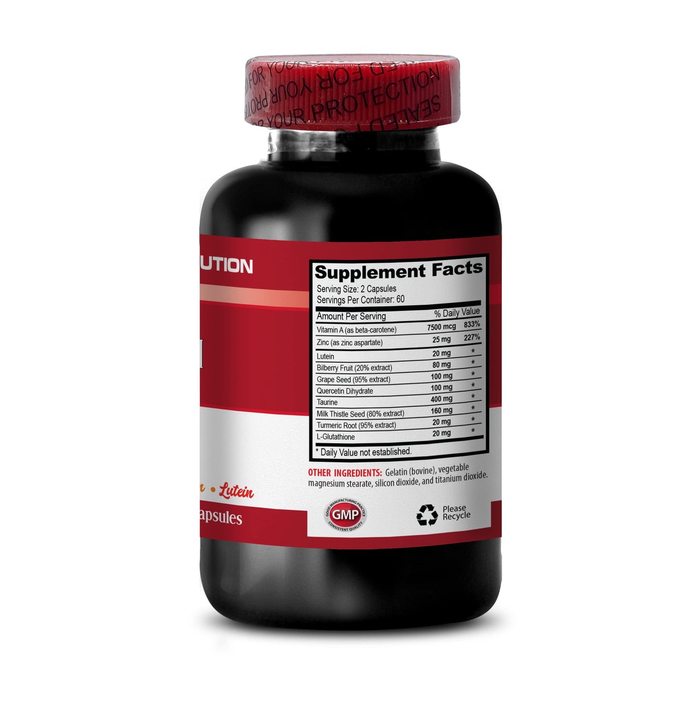 Health Solution Prime Eye Care Vitamins - Maximum Vision Support, 120 Capsules