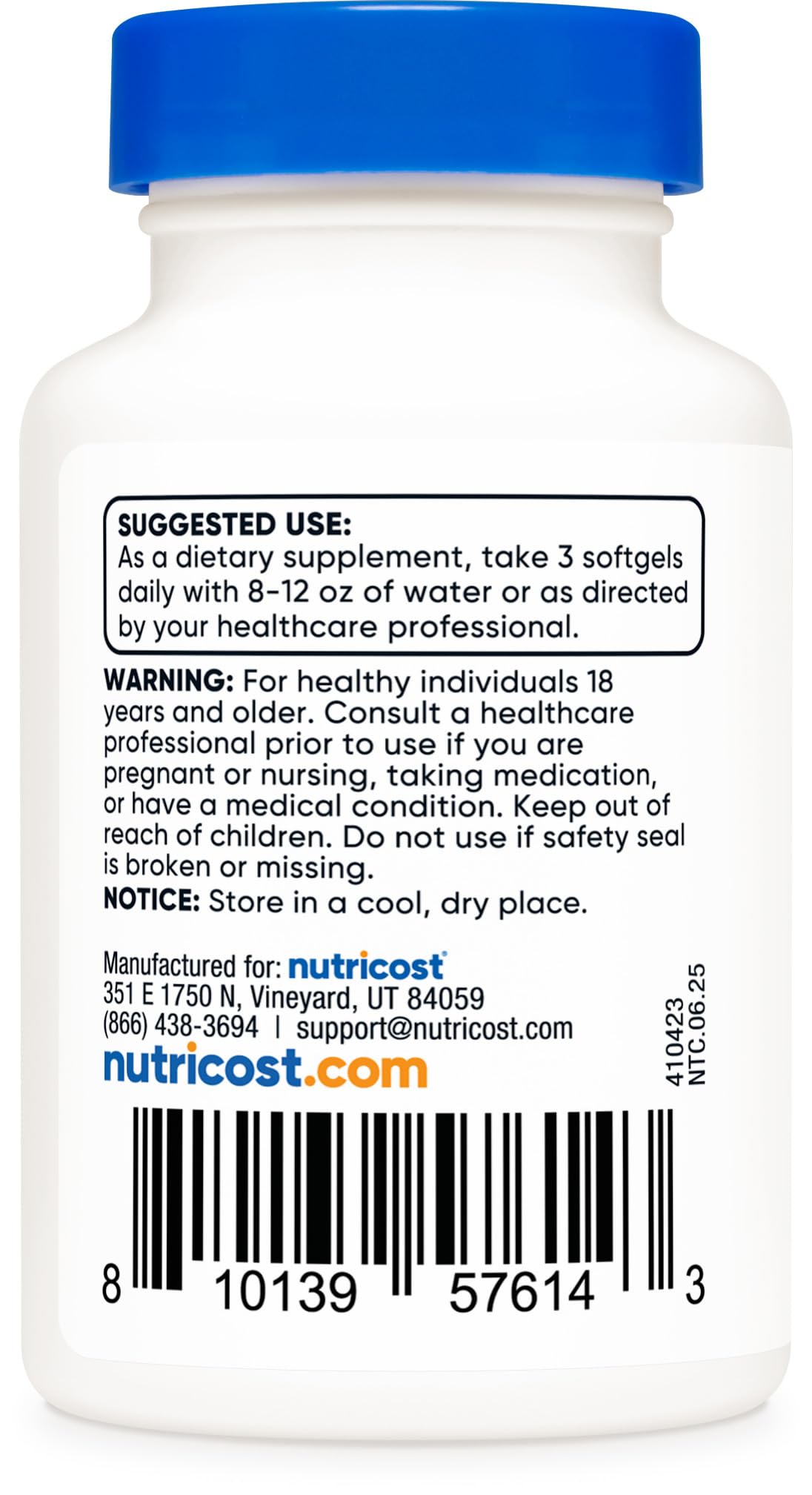 Nutricost Odorless Garlic Oil & Parsley Oil Softgels 180