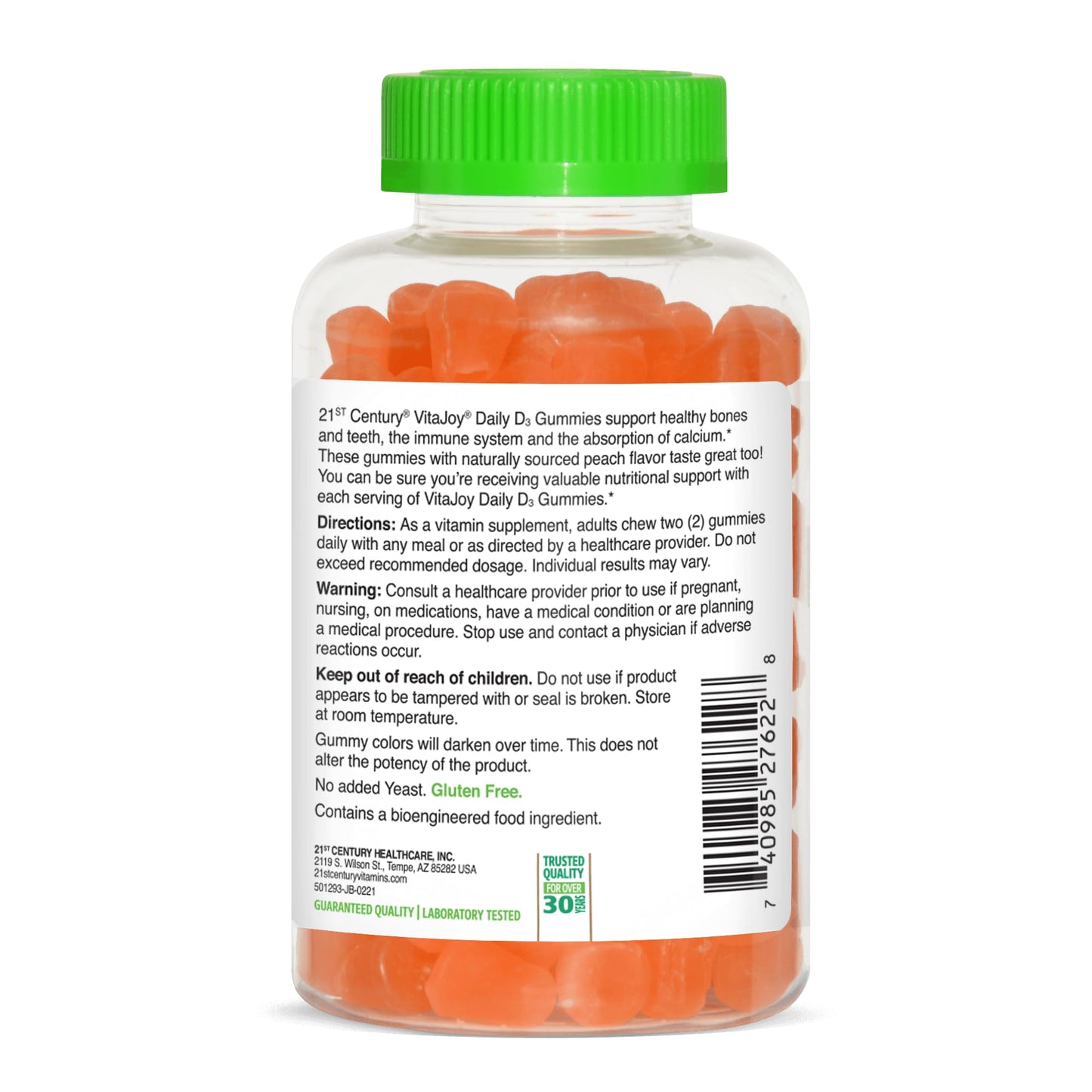 21st Century Daily D Gummies, 360 Gummies