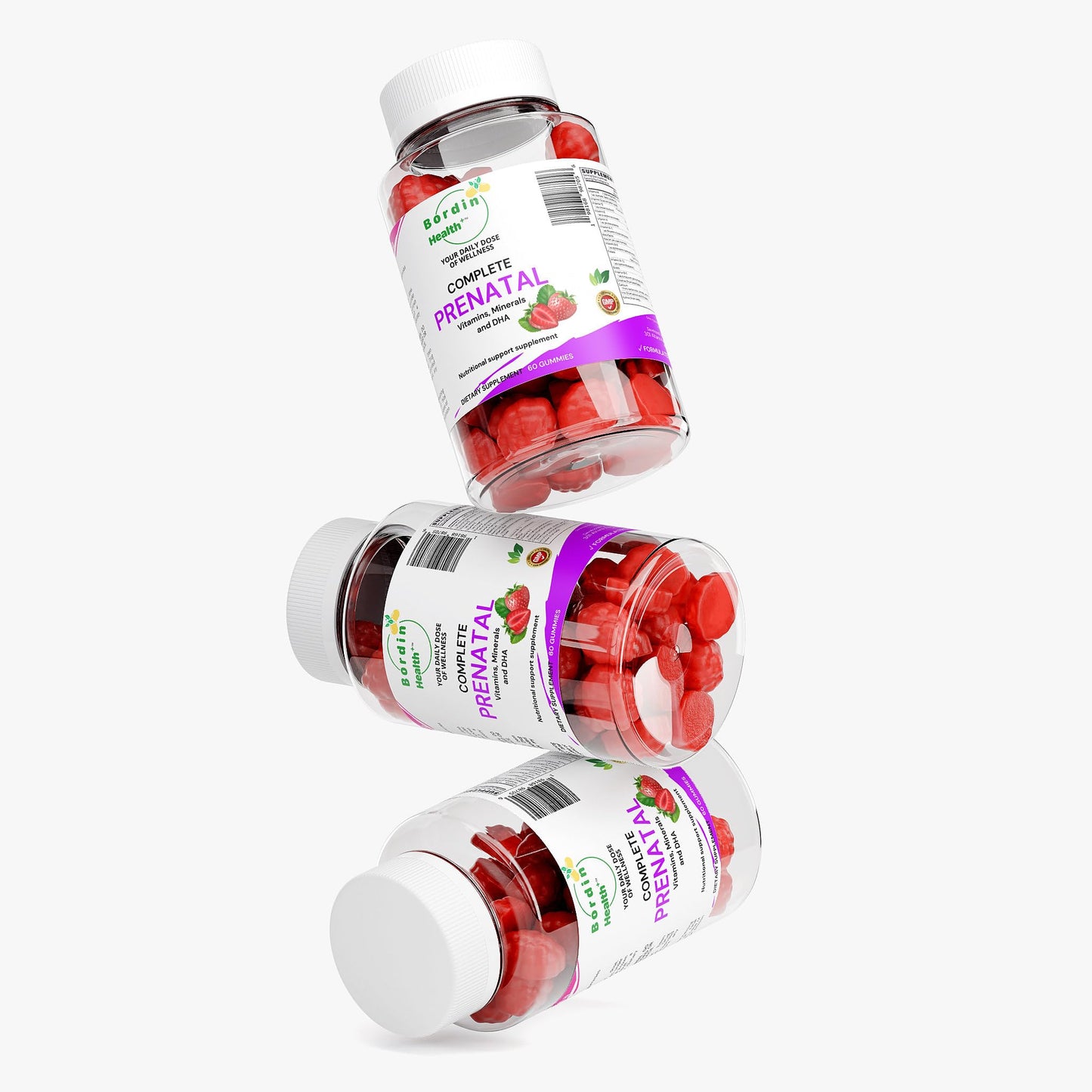Bordin Health Complete Prenatal Vitamins Gummy, 60 Count