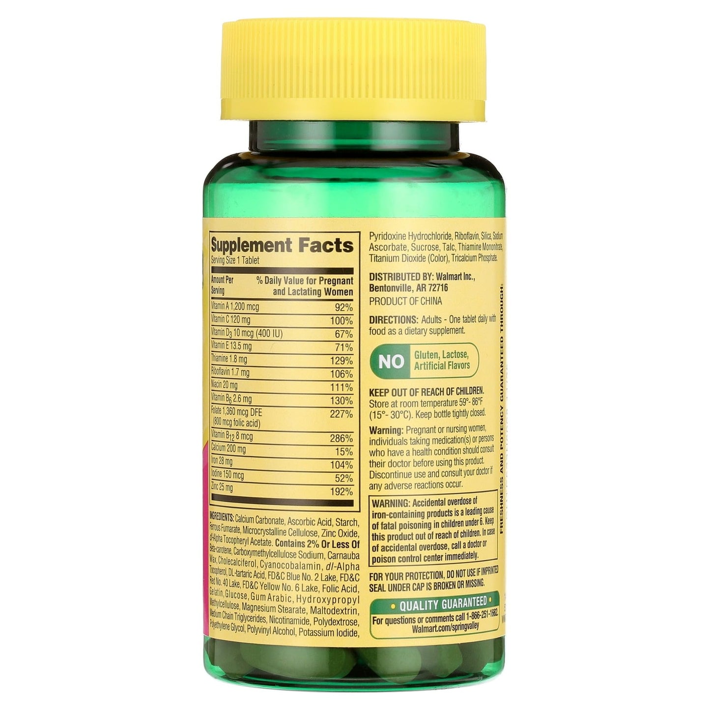 BASKETGOODS Prenatal Multivitamin Tablet 100 Tablets