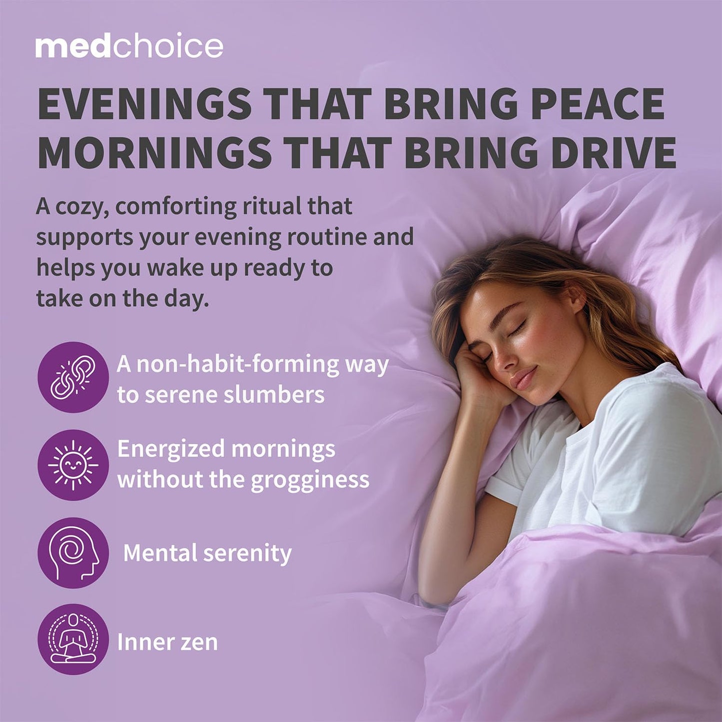 MEDCHOICE 12-in-1 Melatonin Sleep Capsules 90 Count
