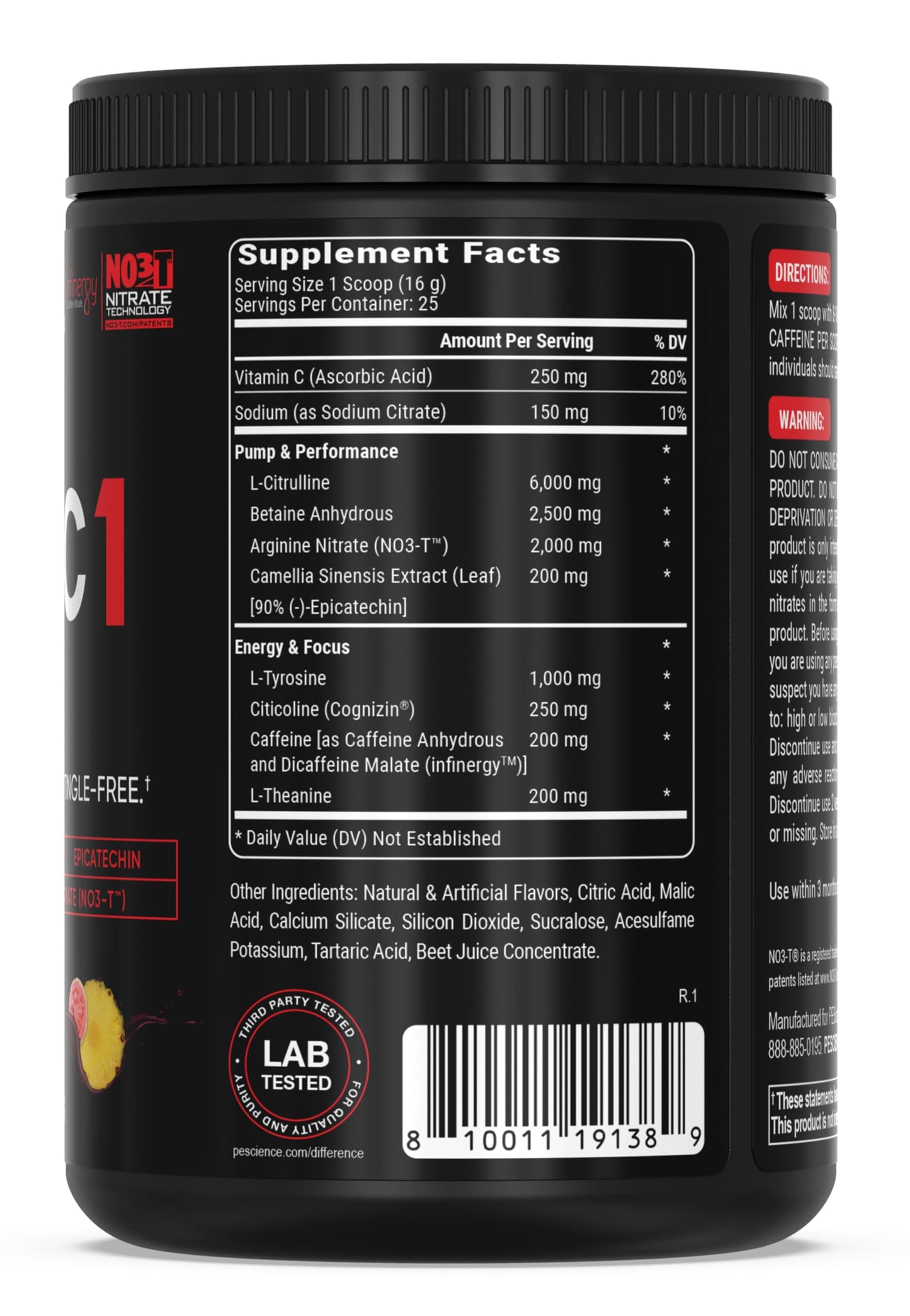 PEScience Prolific-1 Pre Workout Powder 14.1 Ounce