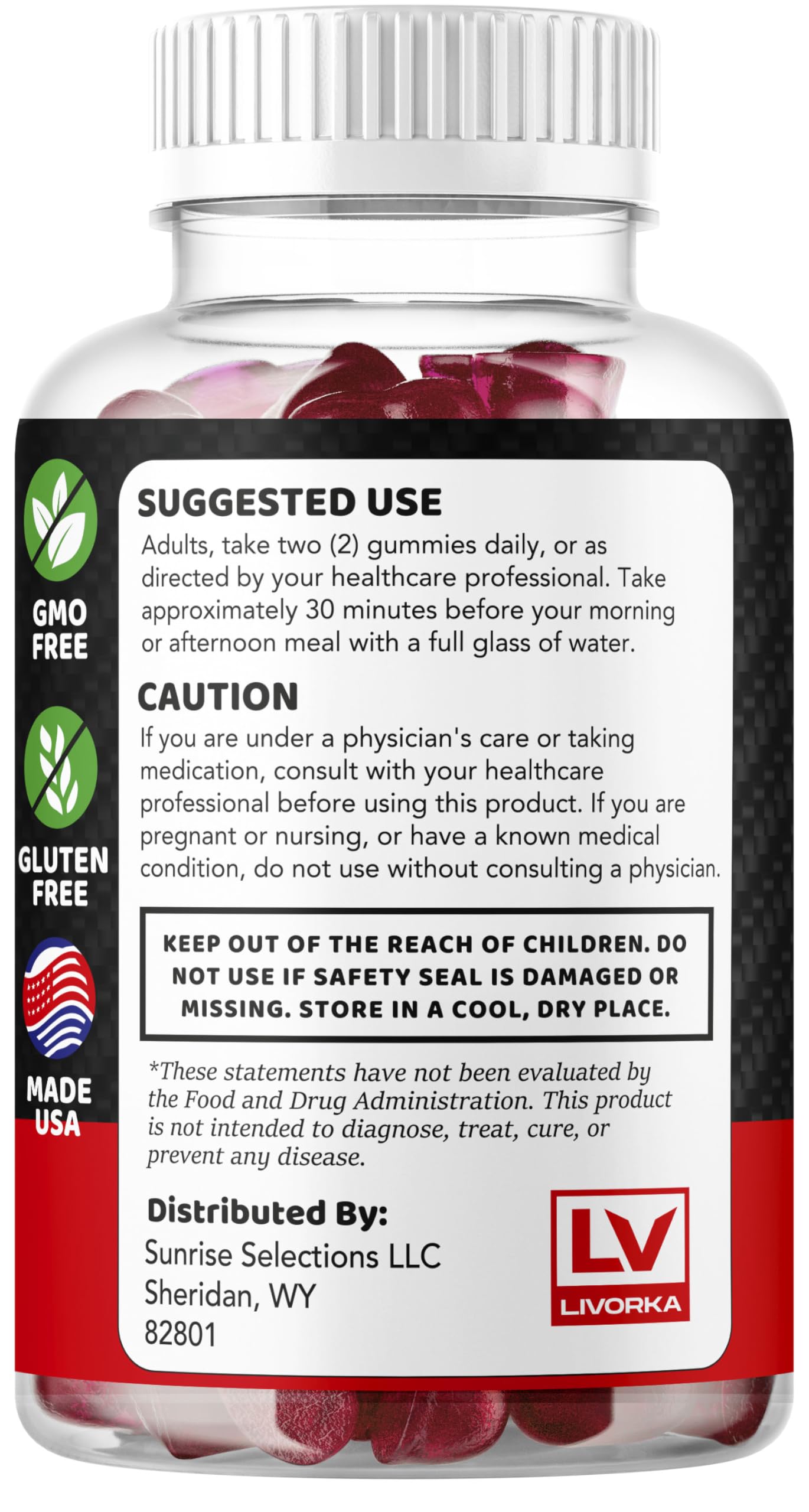 LIVORKA Ereforce Gummies 300 Gummies