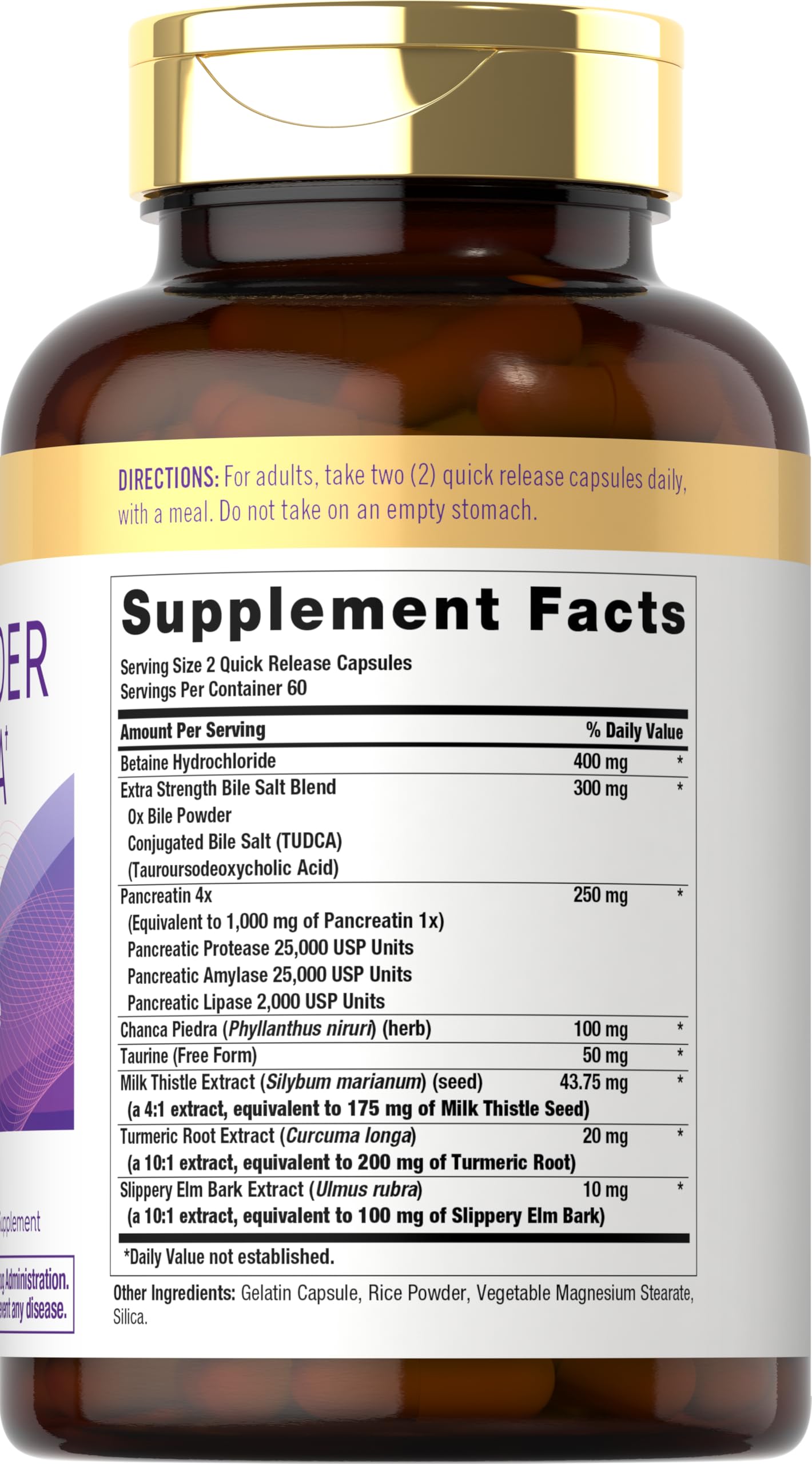 Carlyle Gallbladder Formula Supplement Capsule 120 Count