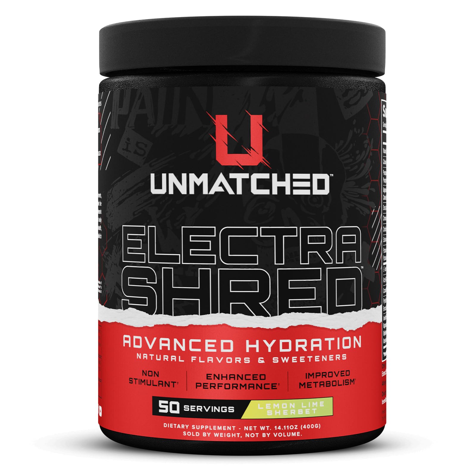 Unmatched Electrashred Advanced Hydration Formula Powder 14.11