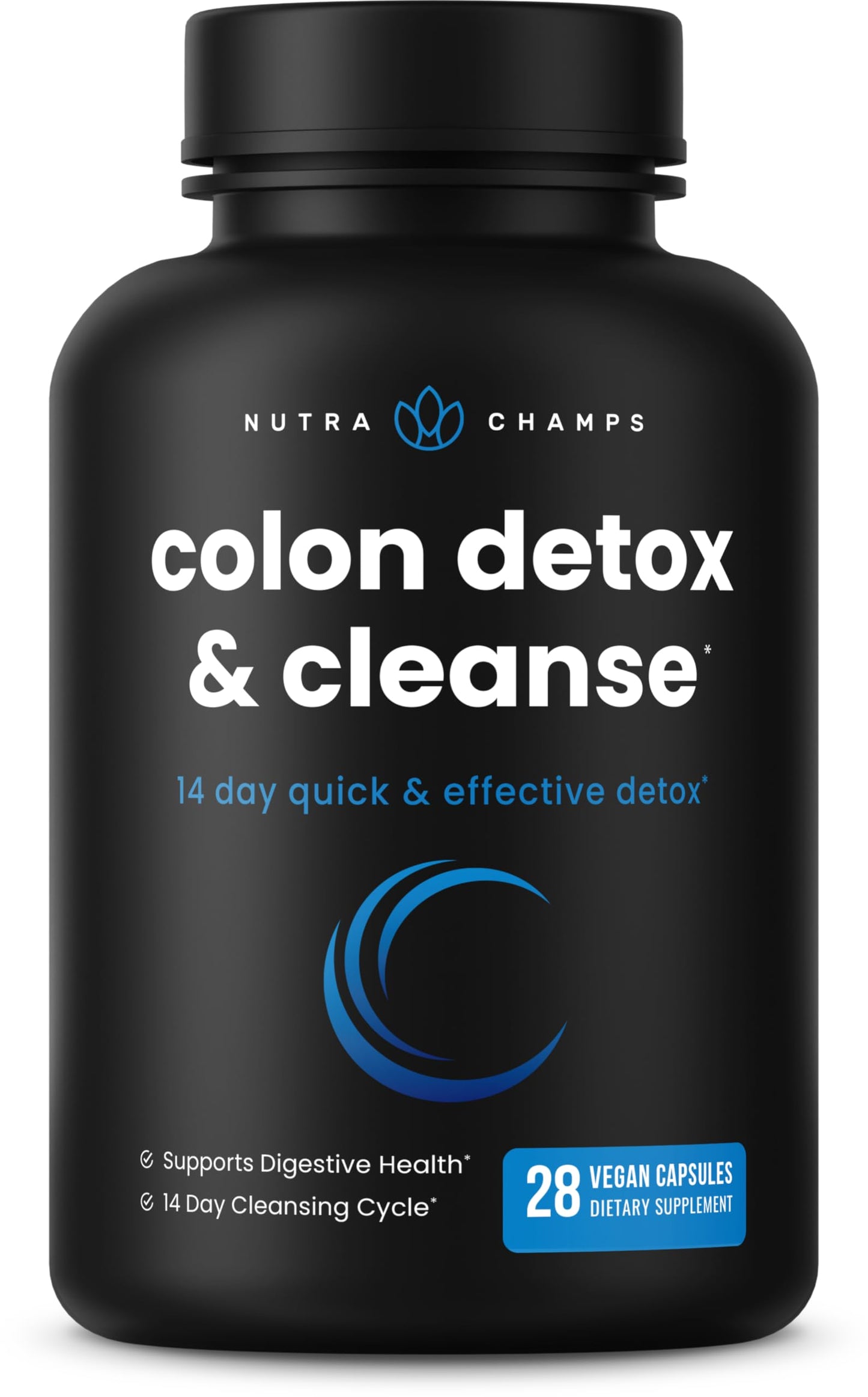 NutraChamps Colon Cleanse & Detox for Weight Loss Capsule 28 Count