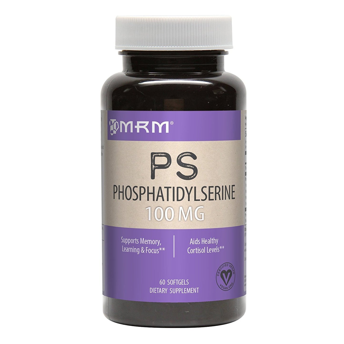 MRM Phosphatidylserine Supplement 10mg Softgels, 60 Count