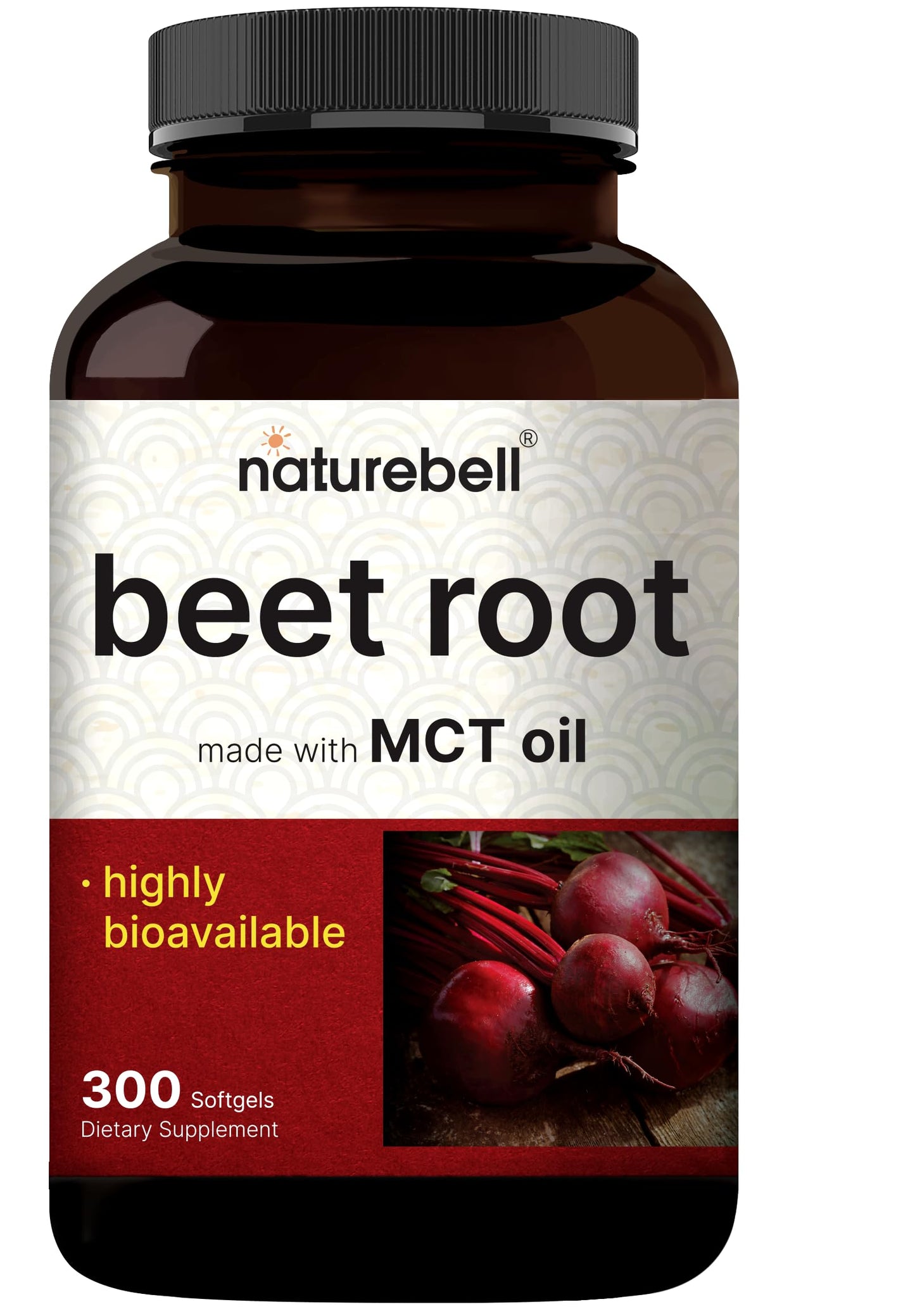NatureBell Beet Root Extract Softgels 300 Count