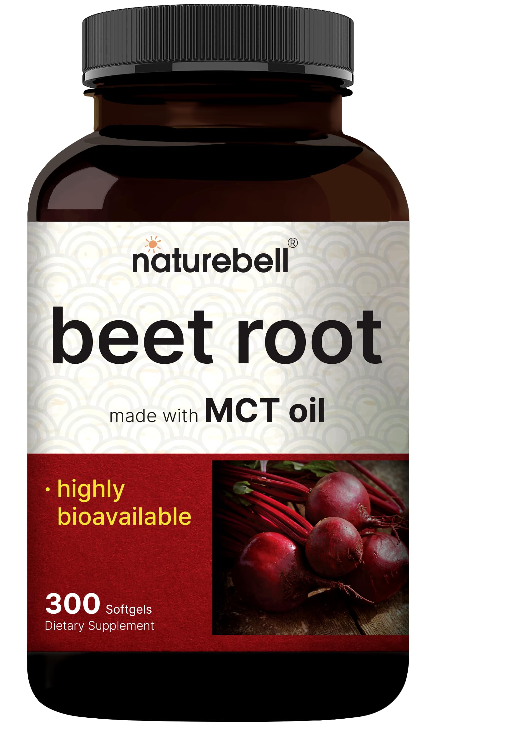 NatureBell Beet Root Extract Softgels 300 Count