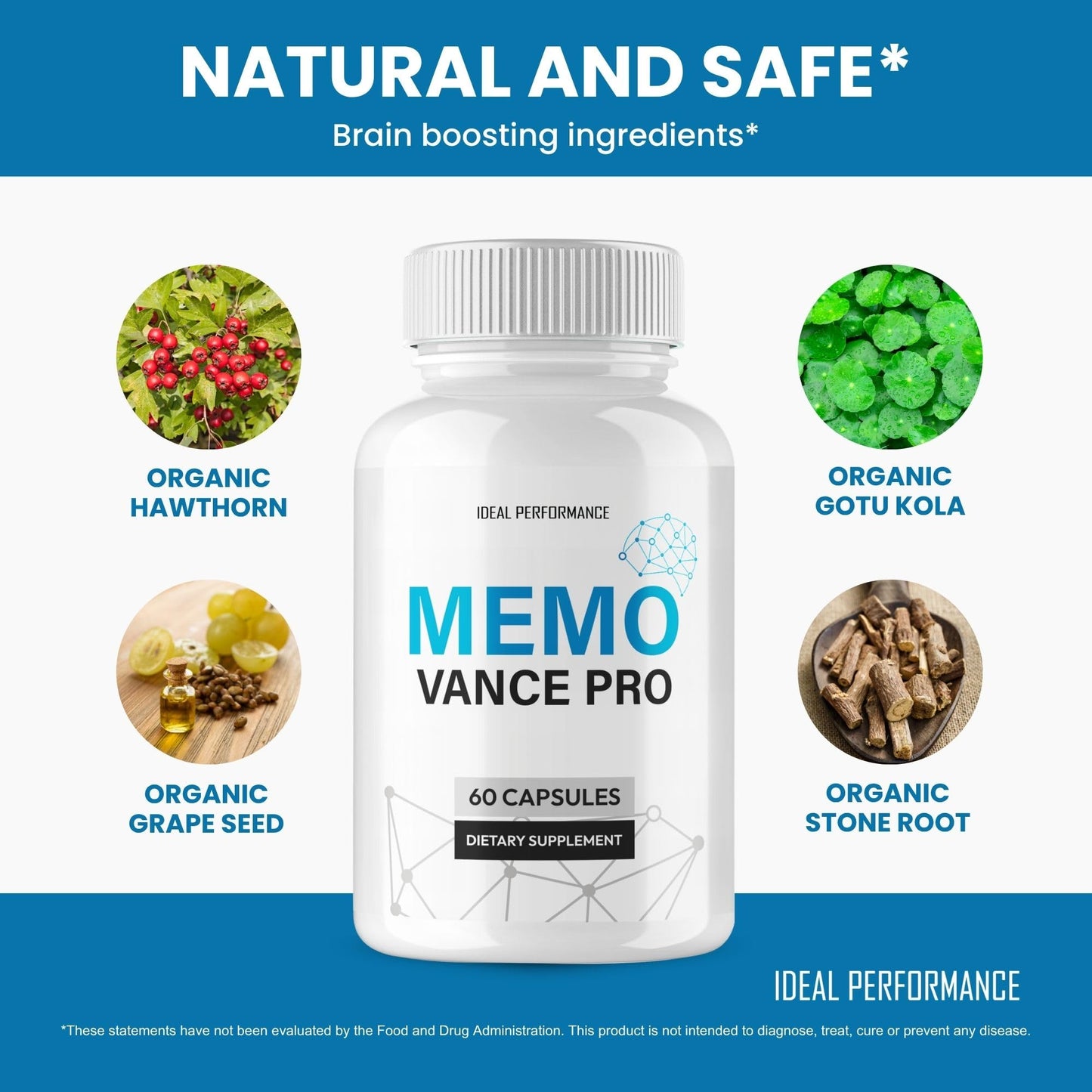 IDEAL PERFORMANCE Memo Vance Pro Capsules 300
