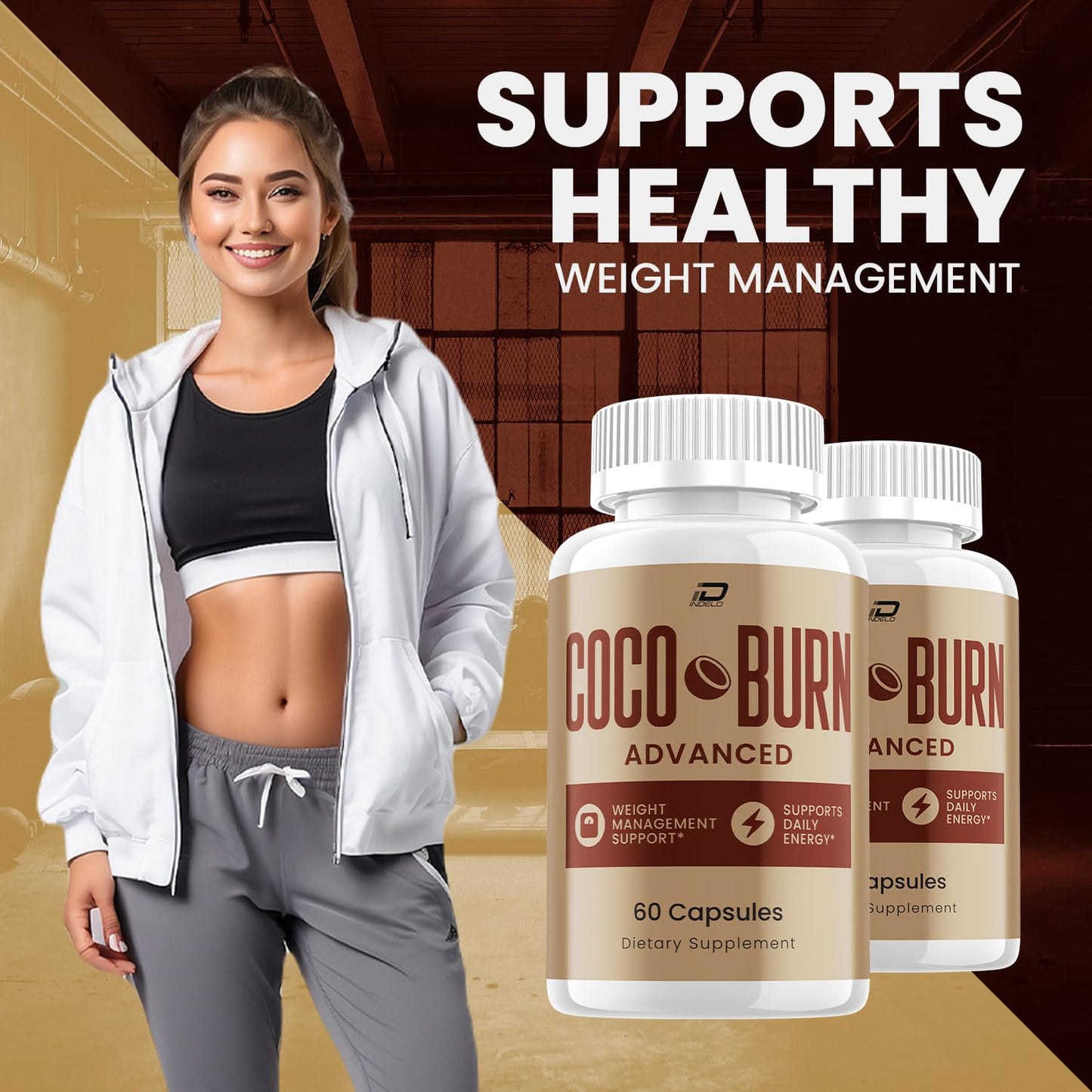 Indelo Coco Burn Advanced Formula Capsule 60 Count