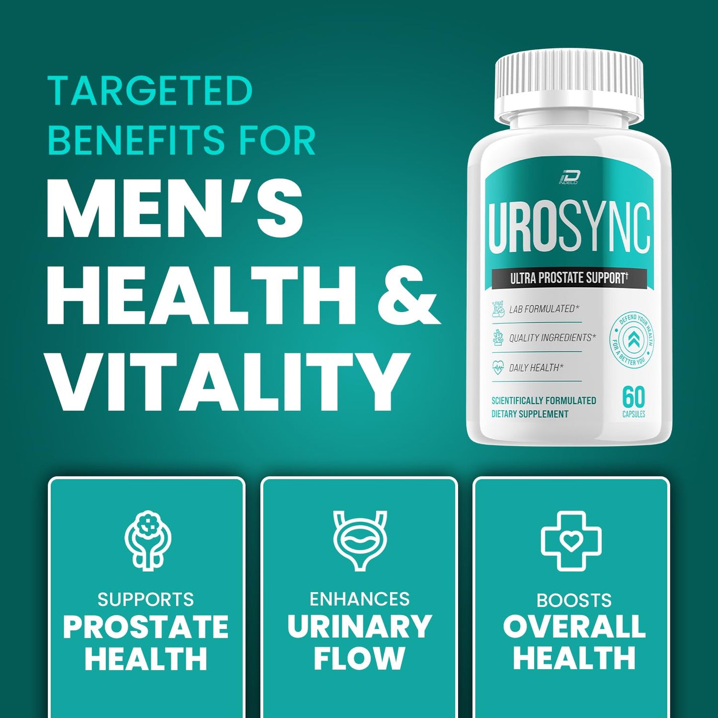 Indelo UroSync Pro 60 Capsules