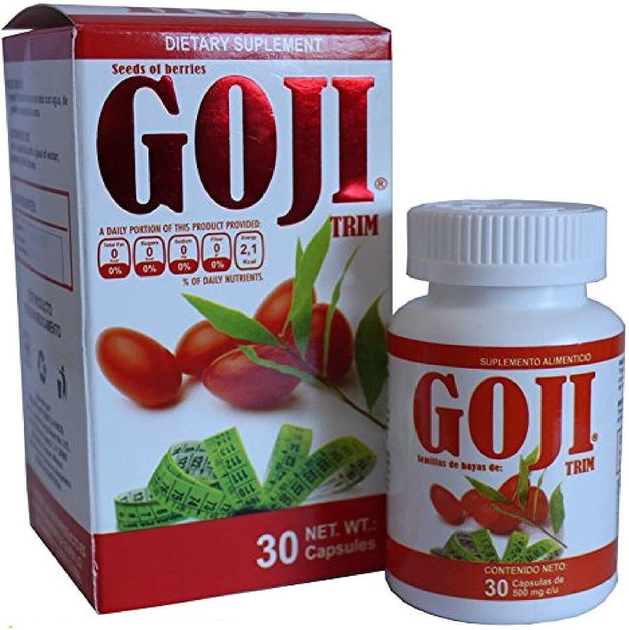 Generic Goji Trim 500 mg Capsule, 30 Count