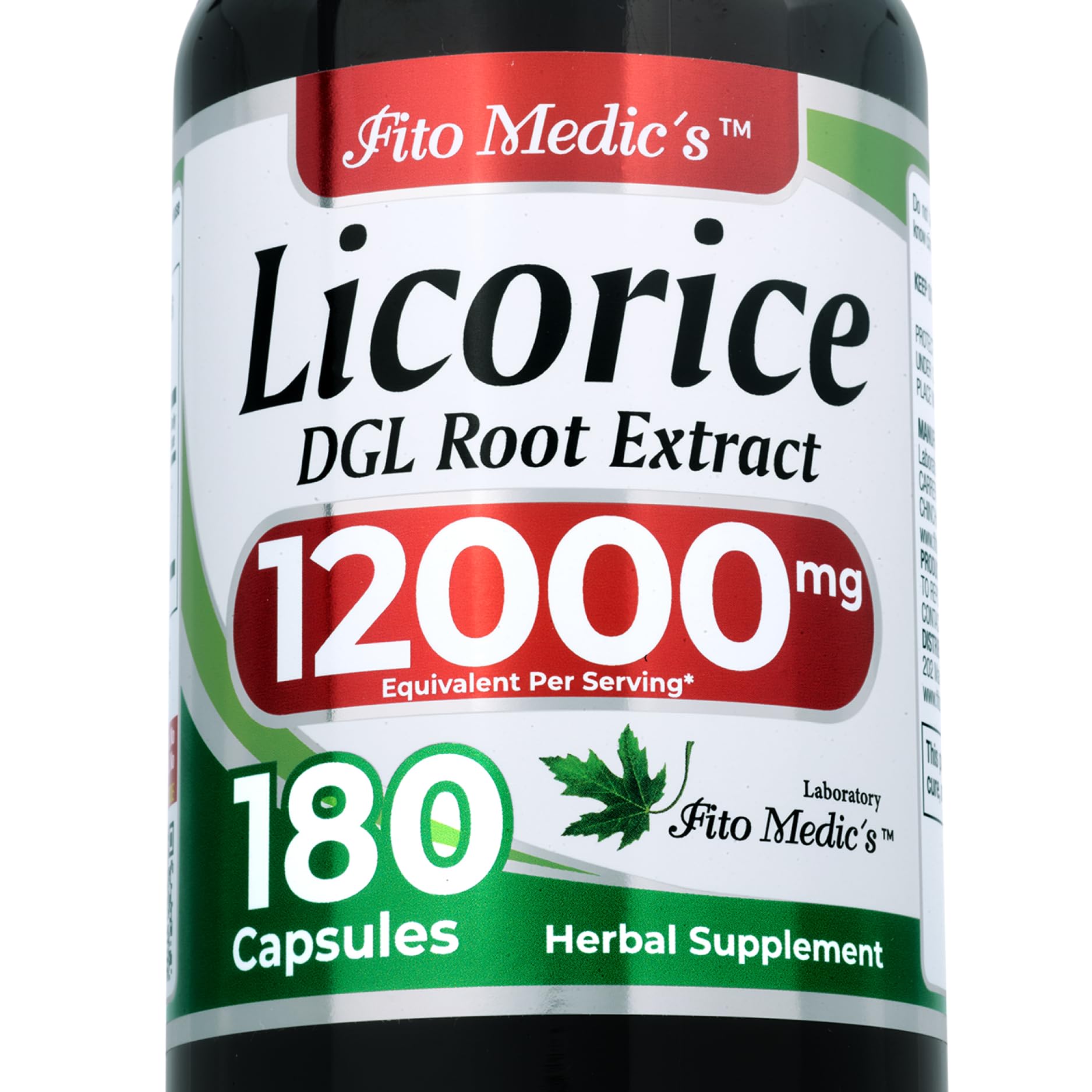 FITO MEDIC'S Licorice Root Capsule, 180 Capsules