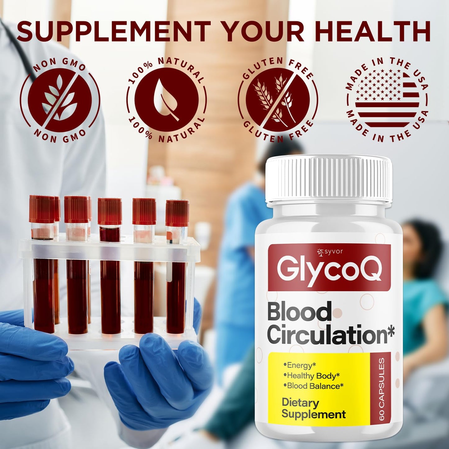 Pharmagetics GlycoQ Capsules 60 Capsules