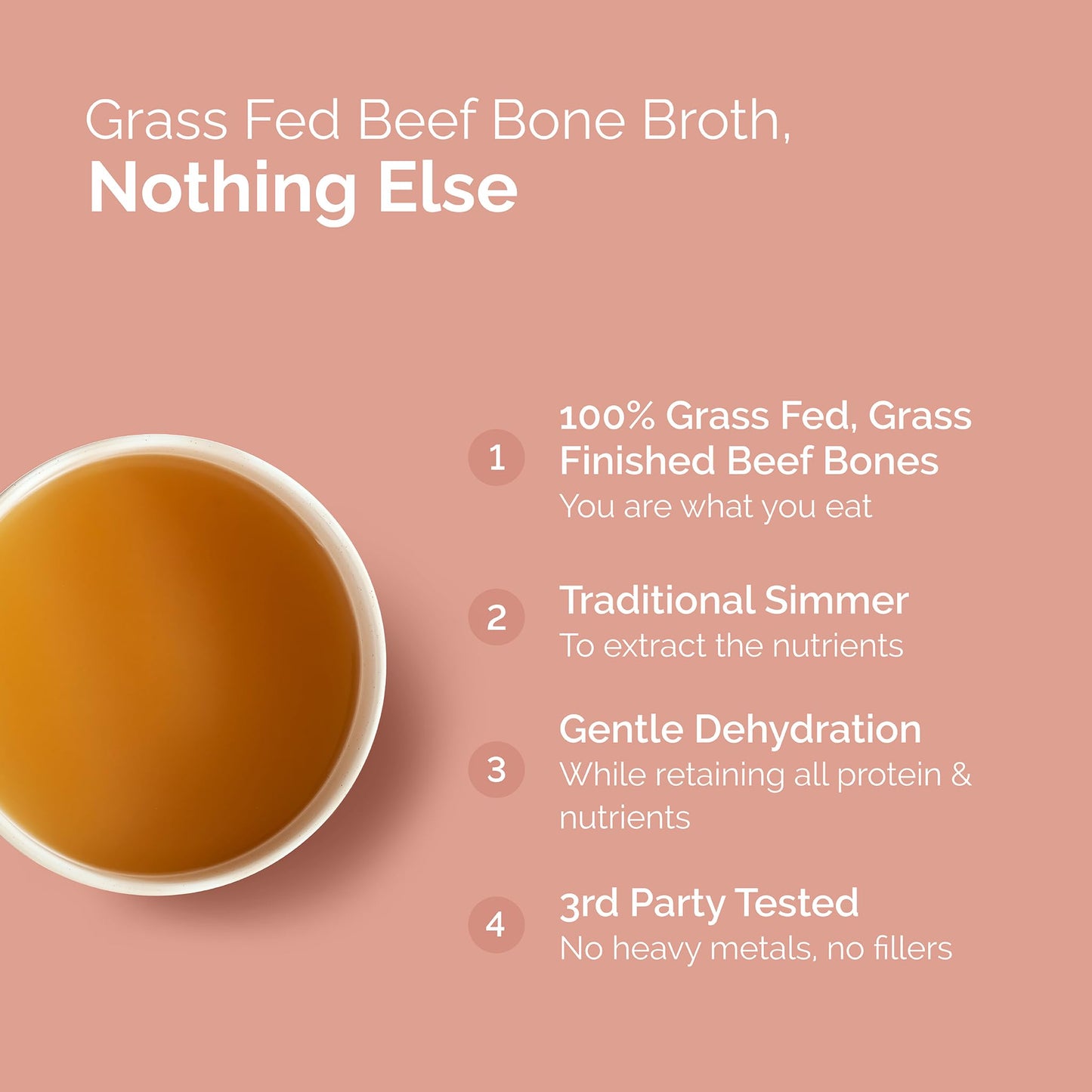 BLUEBIRD PROVISIONS Beef Bone Broth Protein Powder 7.05 oz