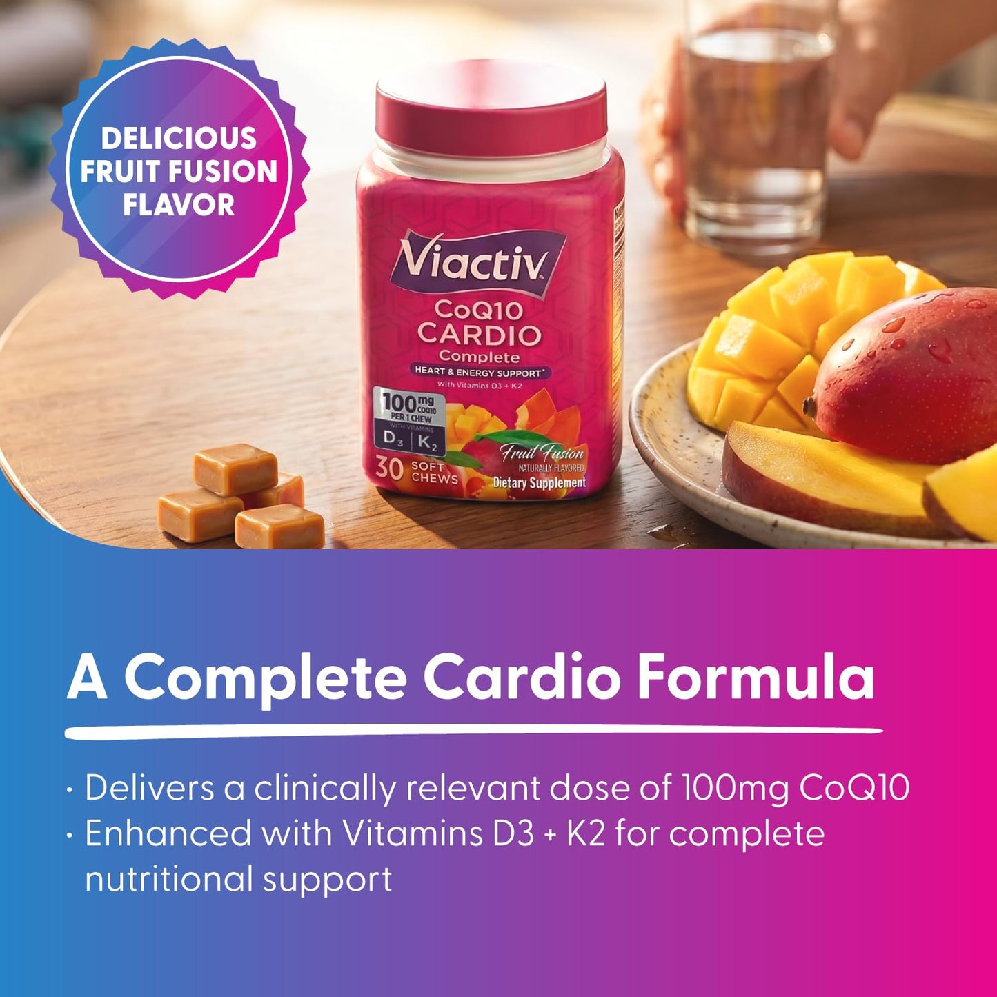 Viactiv CoQ10 Cardio Complete Chewable 30 Count