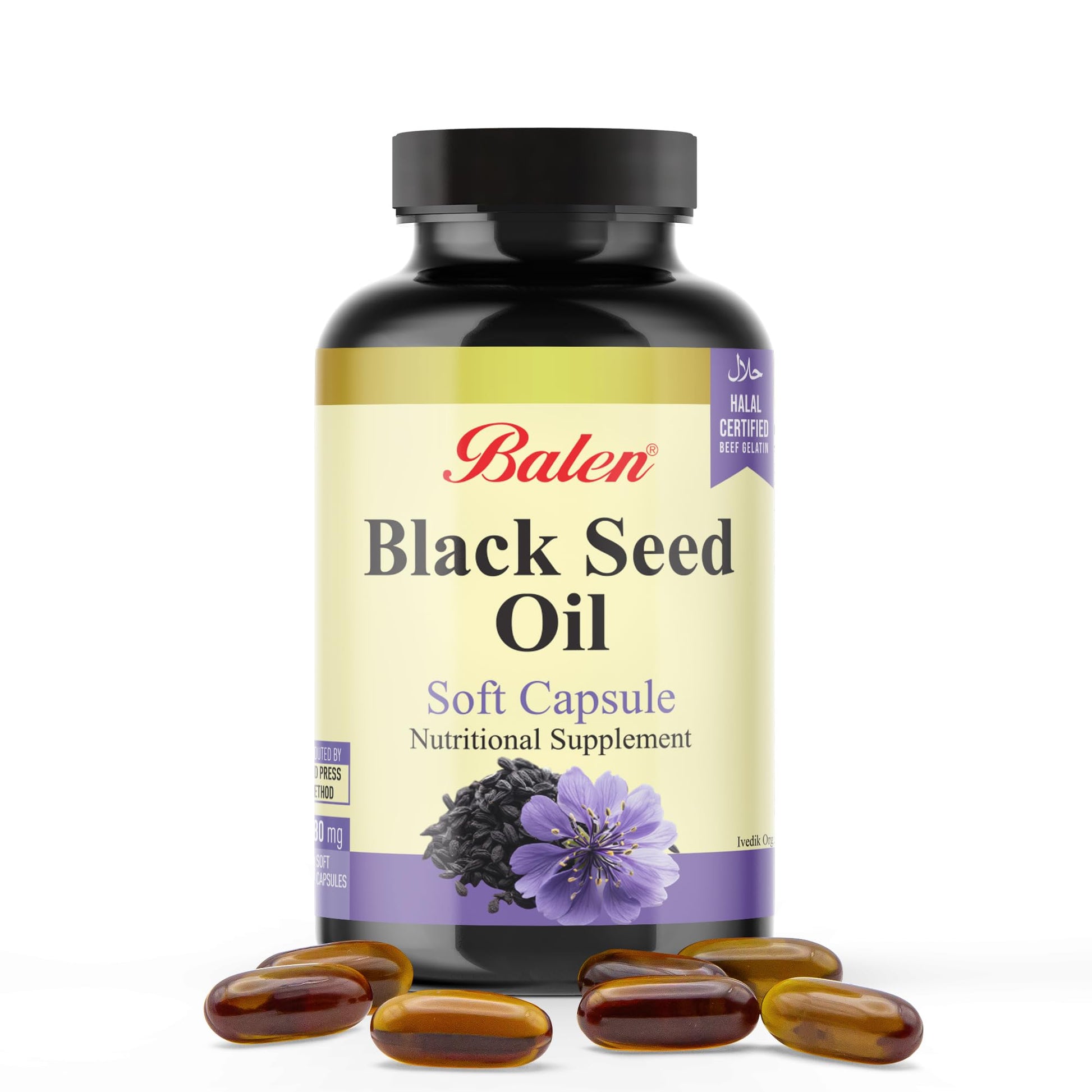Balen Black Seed Oil Capsule, 80 Capsules