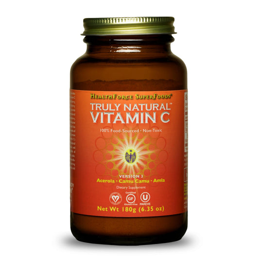 HEALTHFORCE SUPERFOODS Truly Natural Vitamin C Powder 6.34 oz (180 g)