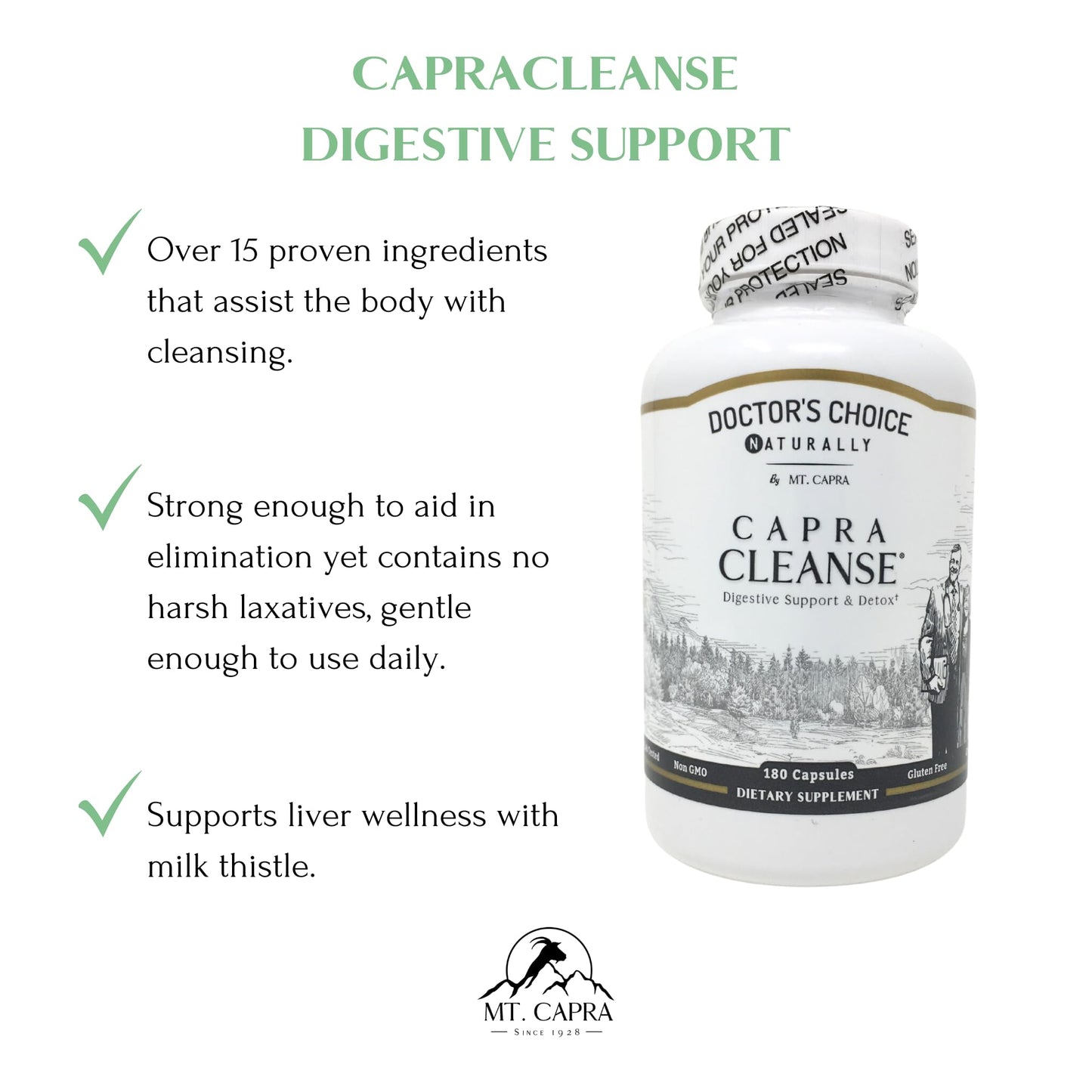 Mt. Capra CapraCleanse Capsule, 180 Capsules