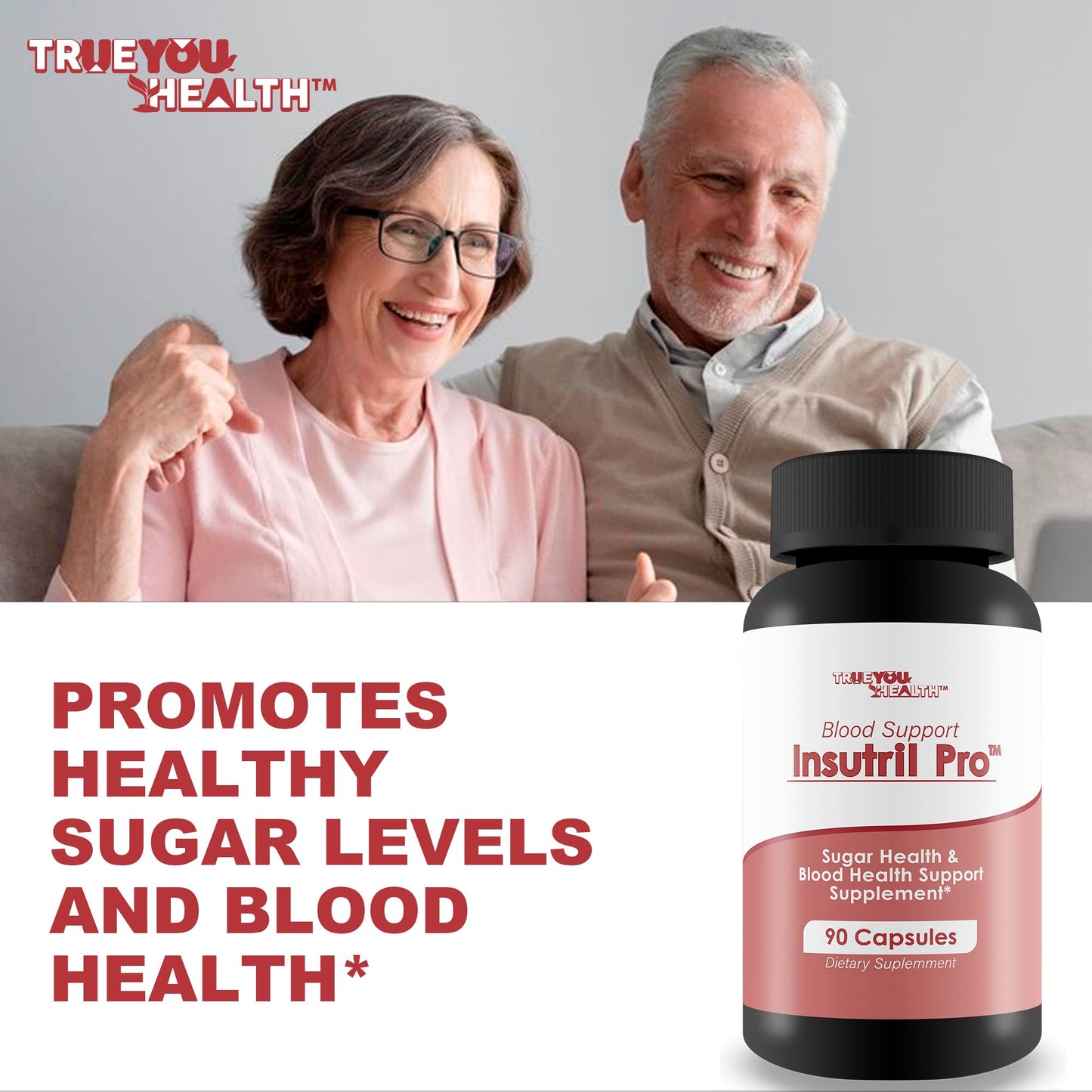 True You Health Blood Support Insutril Pro Capsules 90 Count