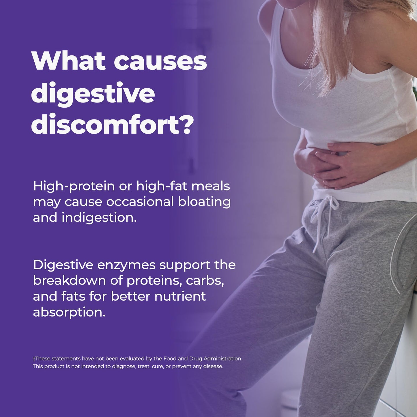 ZYMPAL Pancreatic Digestive Enzymes High-Potency Pancreatic Digestive Enzyme Supplement 10,000 Lipase USP Units Capsules 50