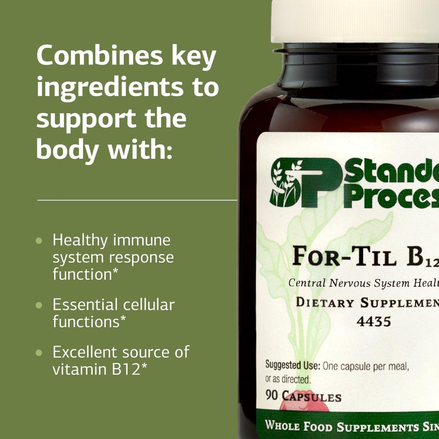 Standard Process Inc. for-Til B12 Capsules, 90 Count