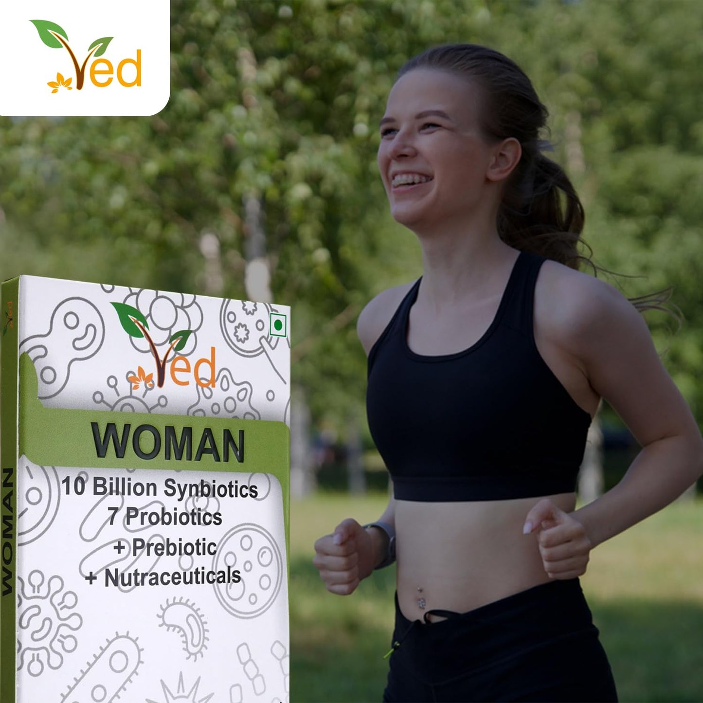 Ved Woman Probiotics and Prebiotics Capsules 28 Count