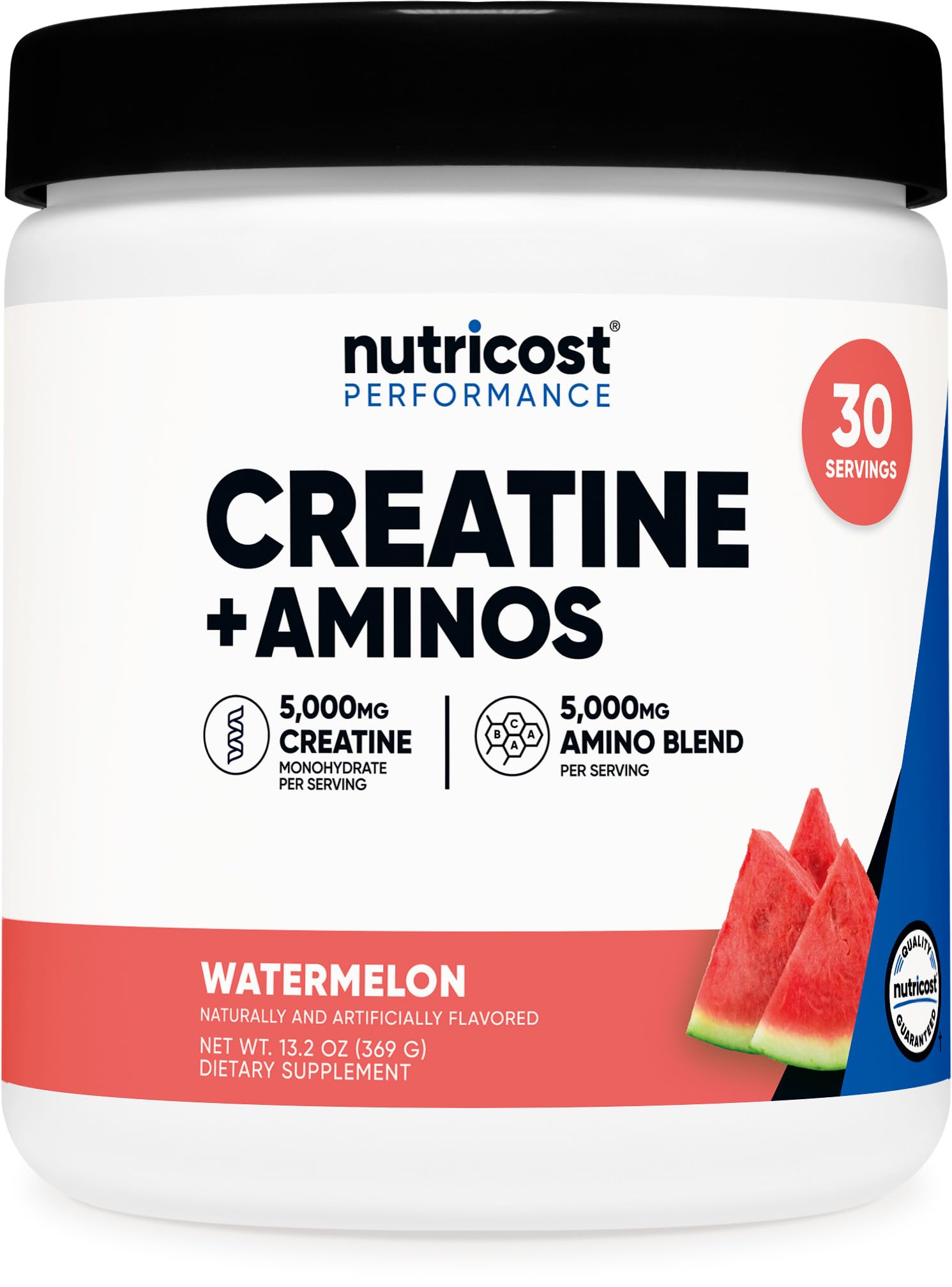 Nutricost Creatine + Aminos Powder Watermelon Flavor, 13.2 oz