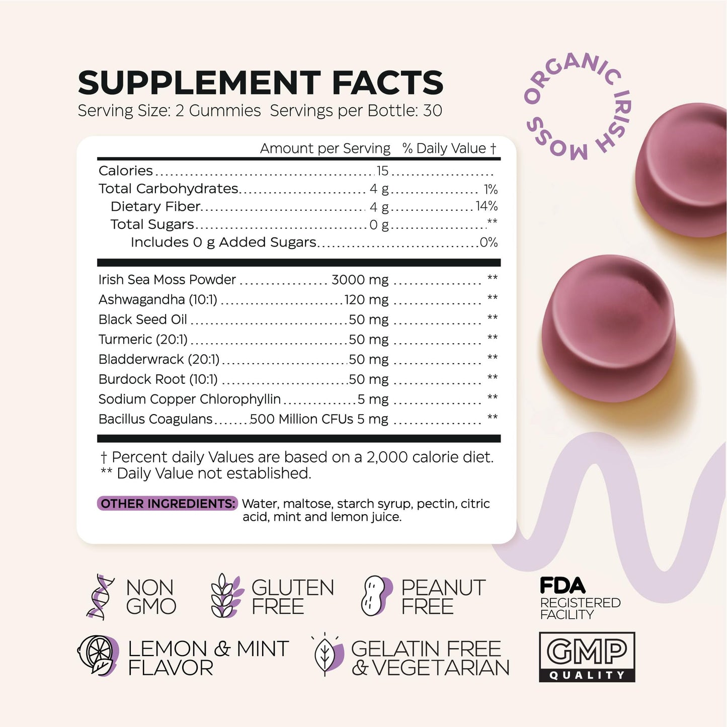 Wellneum Super Fruit Super Greens and Sea Moss Gummies Bundle, 240 Gummies