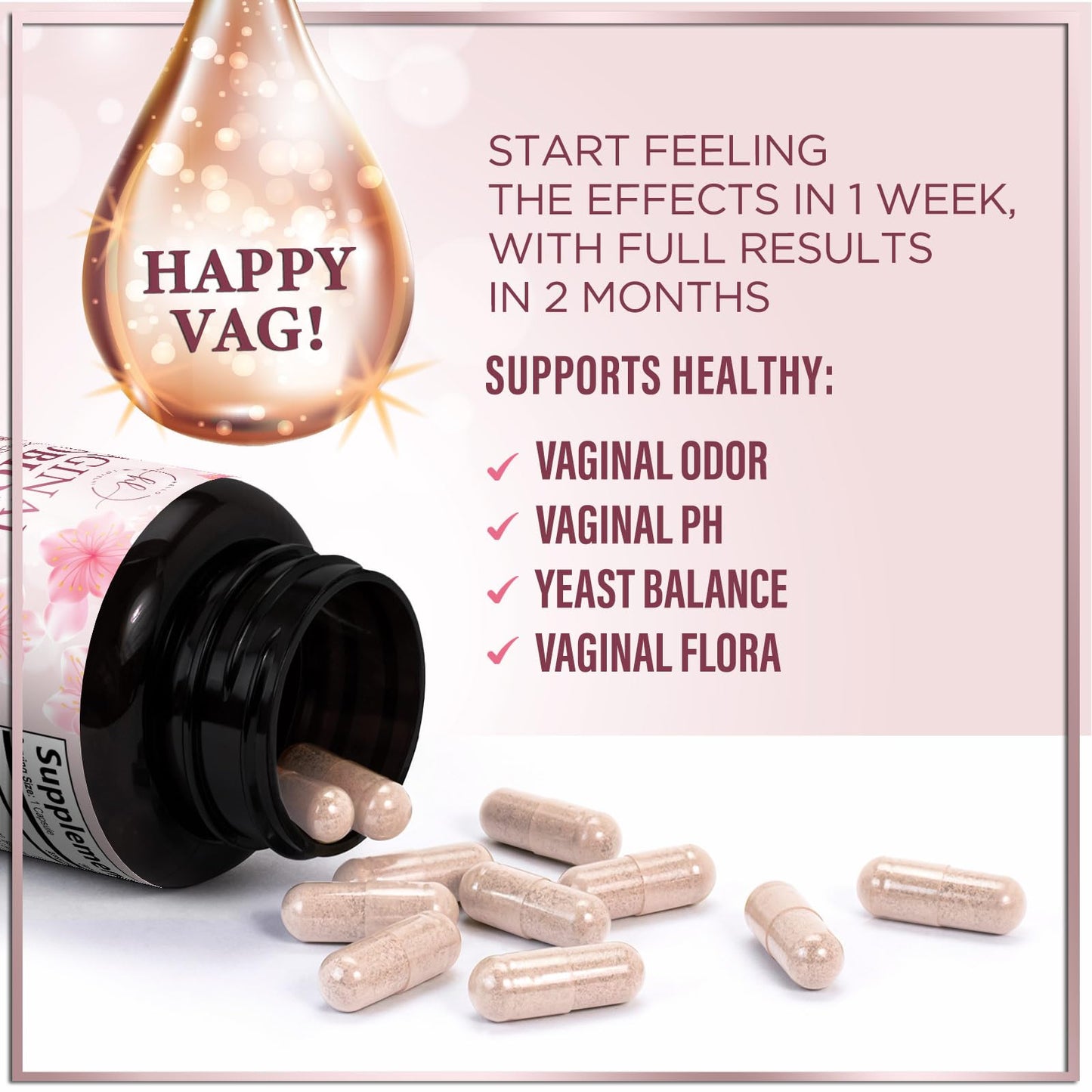 Hello Lovely! Vaginal Probiotics for Women 60 Capsules