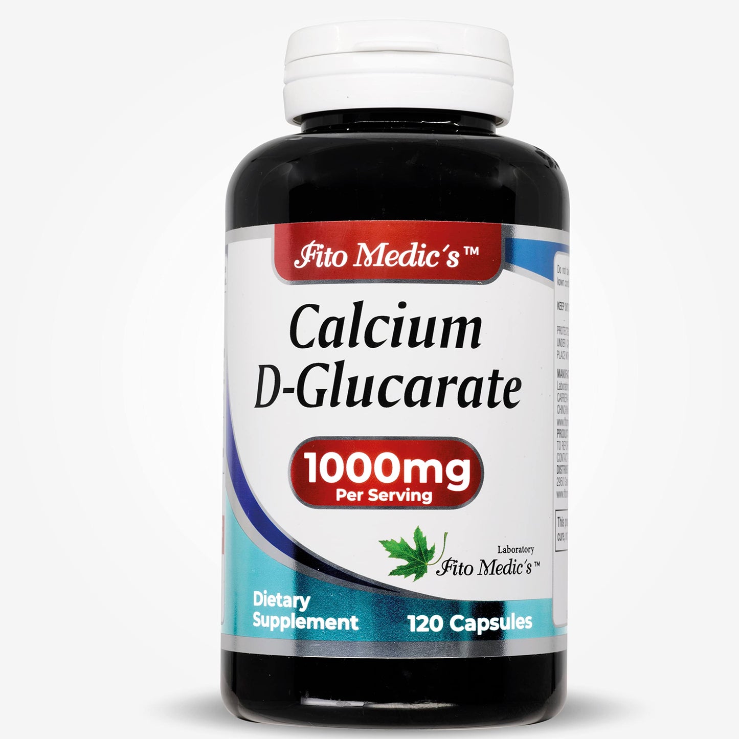 FITO MEDIC'S Calcium d-glucarate 1000mg Capsule, 120 Count