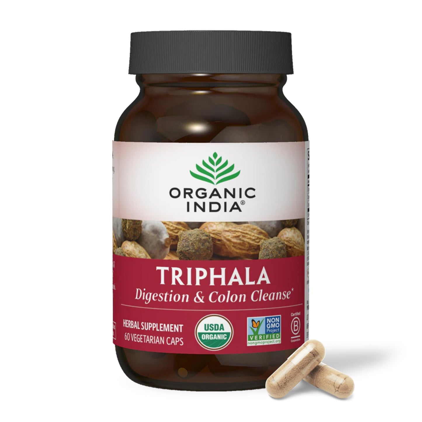 ORGANIC INDIA Triphala Capsules 60 Count