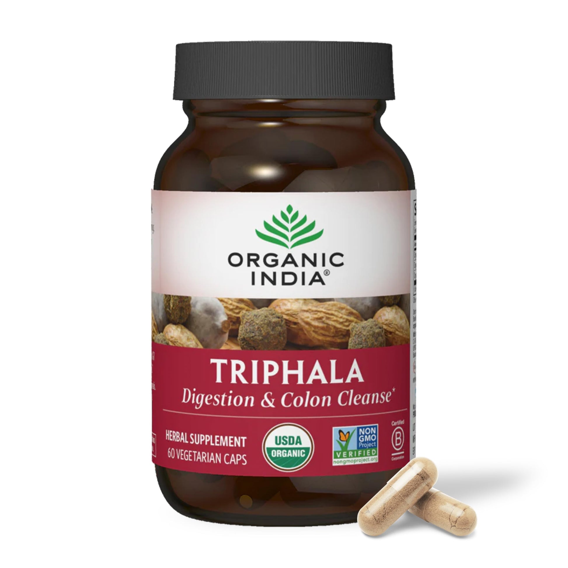 ORGANIC INDIA Triphala Capsules 60 Capsules