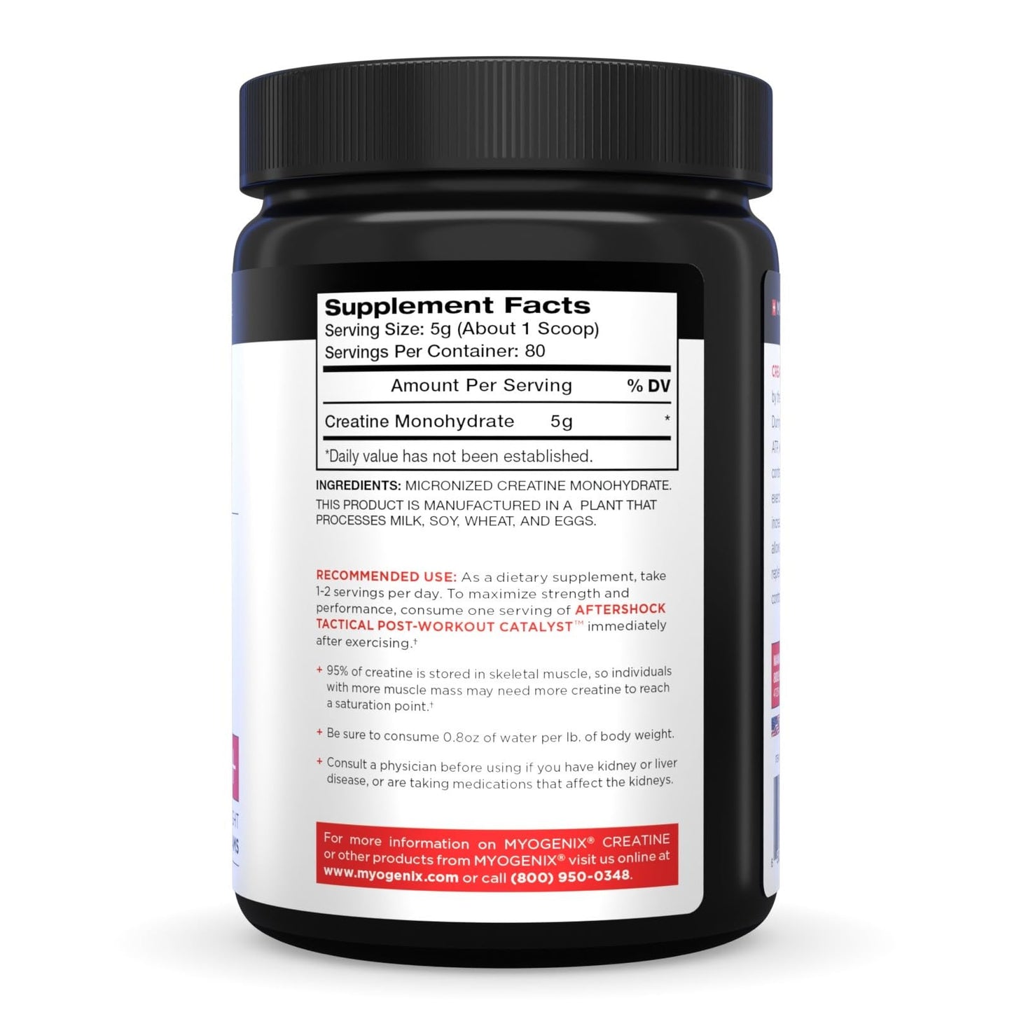 Myogenix Creatine Monohydrate Powder 14.1 Ounce
