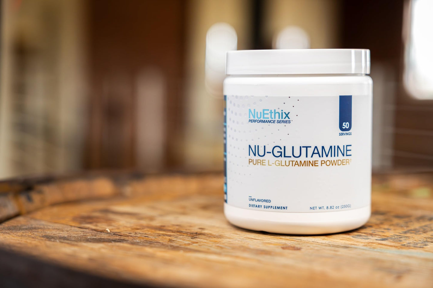 NuEthix Formulations Nu-Glutamine Pure L-Glutamine Powder, 50 Servings