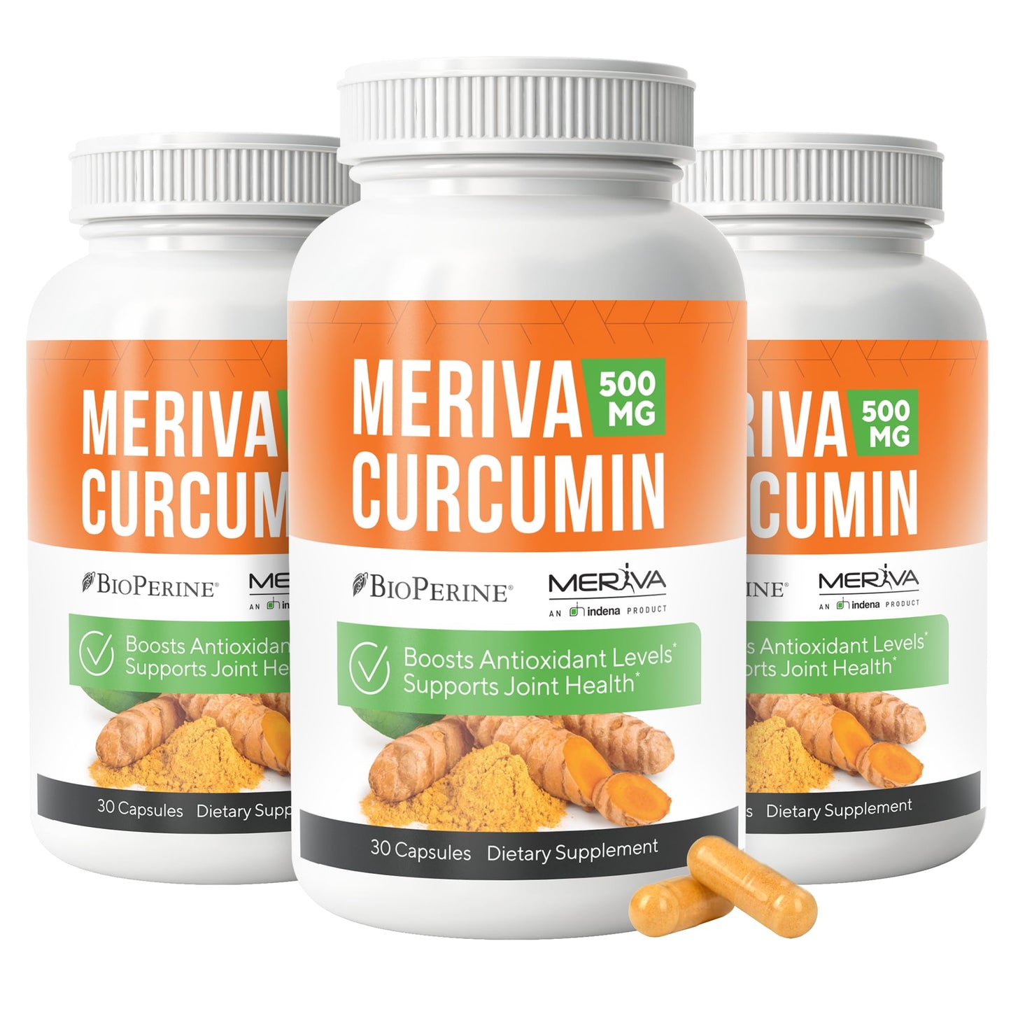 NERVE RENEW Meriva Curcumin with Black Pepper and Bioperine - Antioxidant Boost Nerve Support 90 Capsules