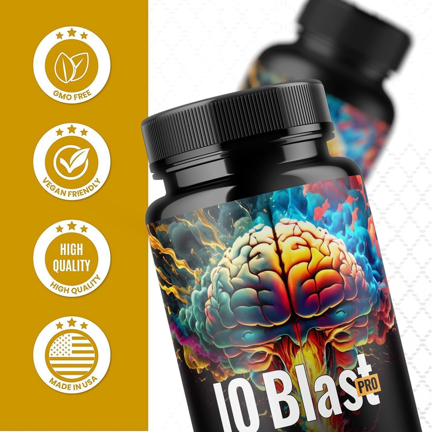Valdivia IQblast Pro Capsules, Memory and Focus, 300 Count