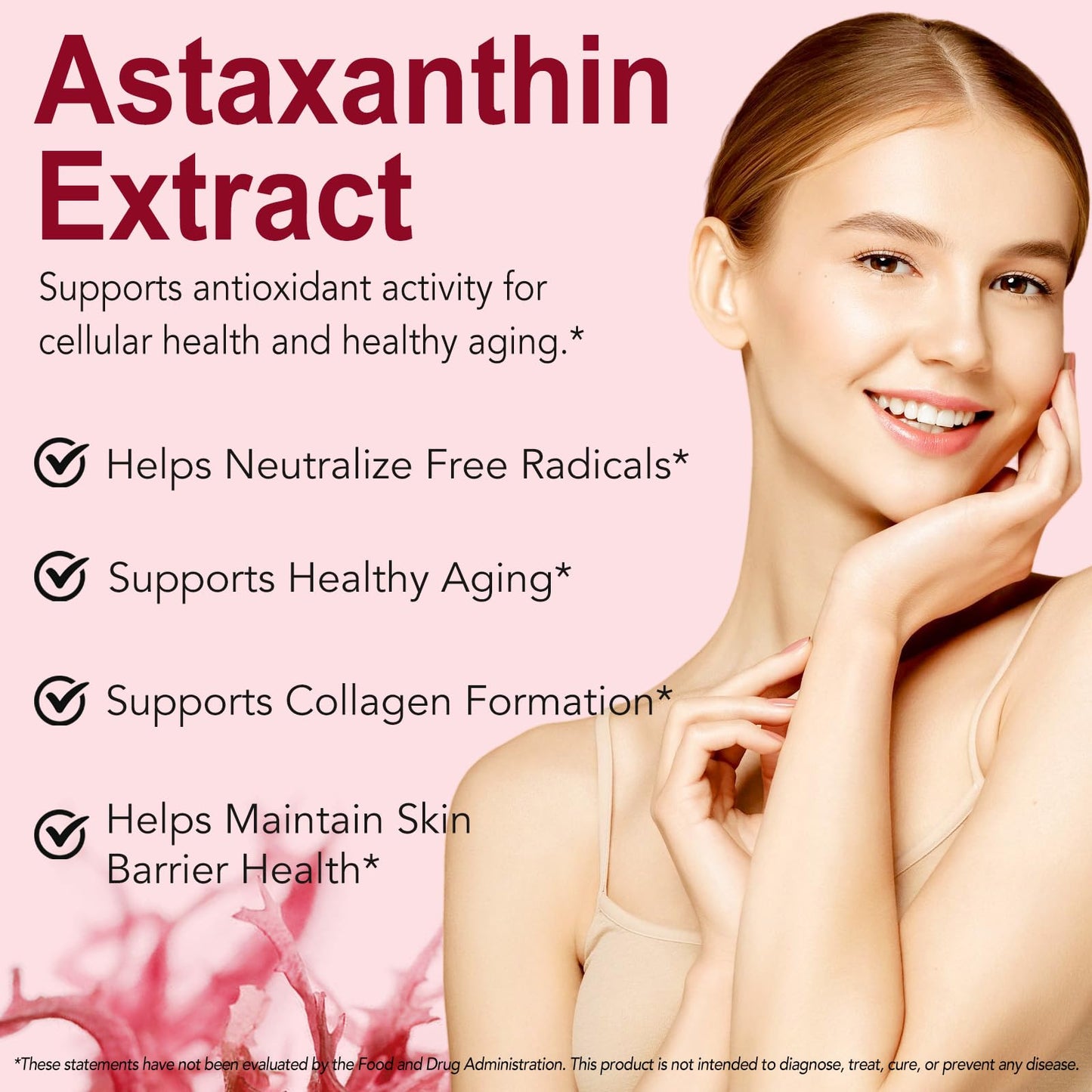 Radance Gobrnier Astaxanthin Supplements 24mg Softgels 120 Count