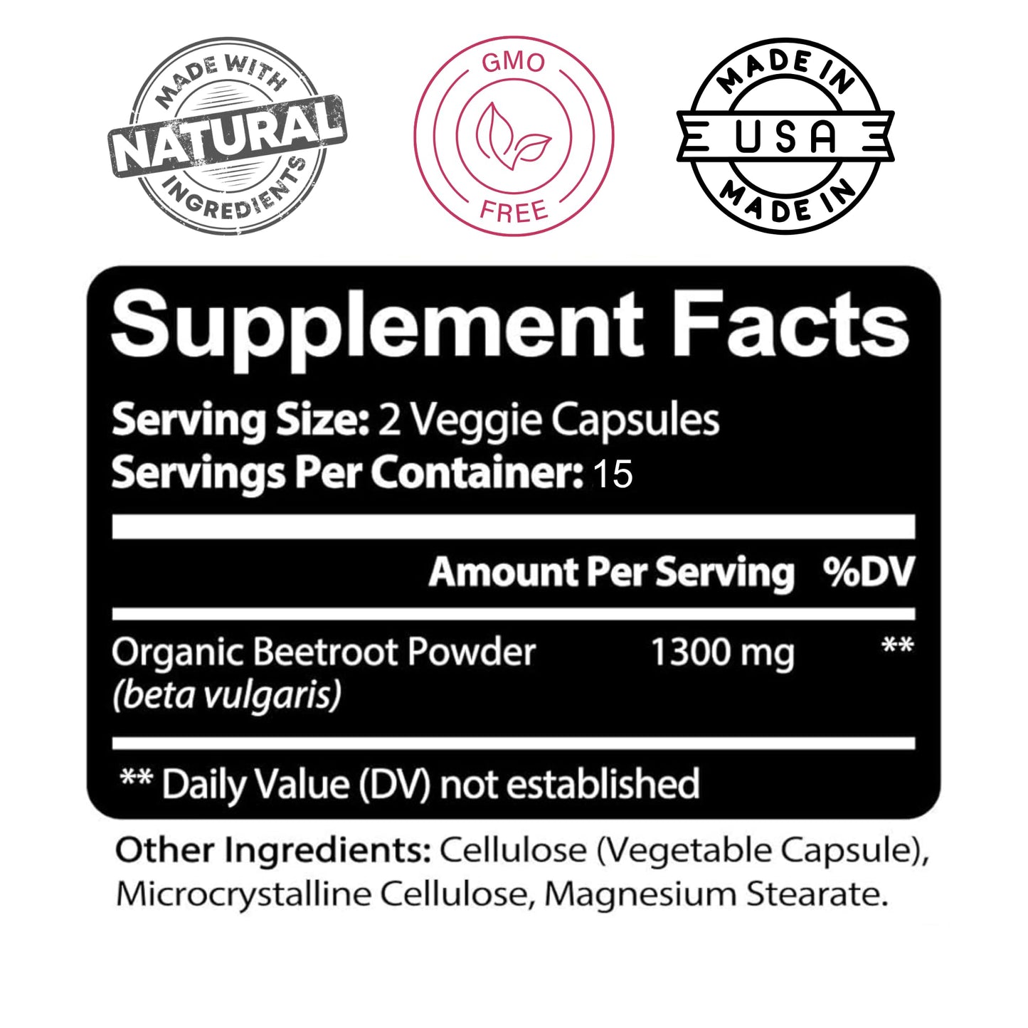 Kaya Naturals Beet Root Powder Capsules 30 Count