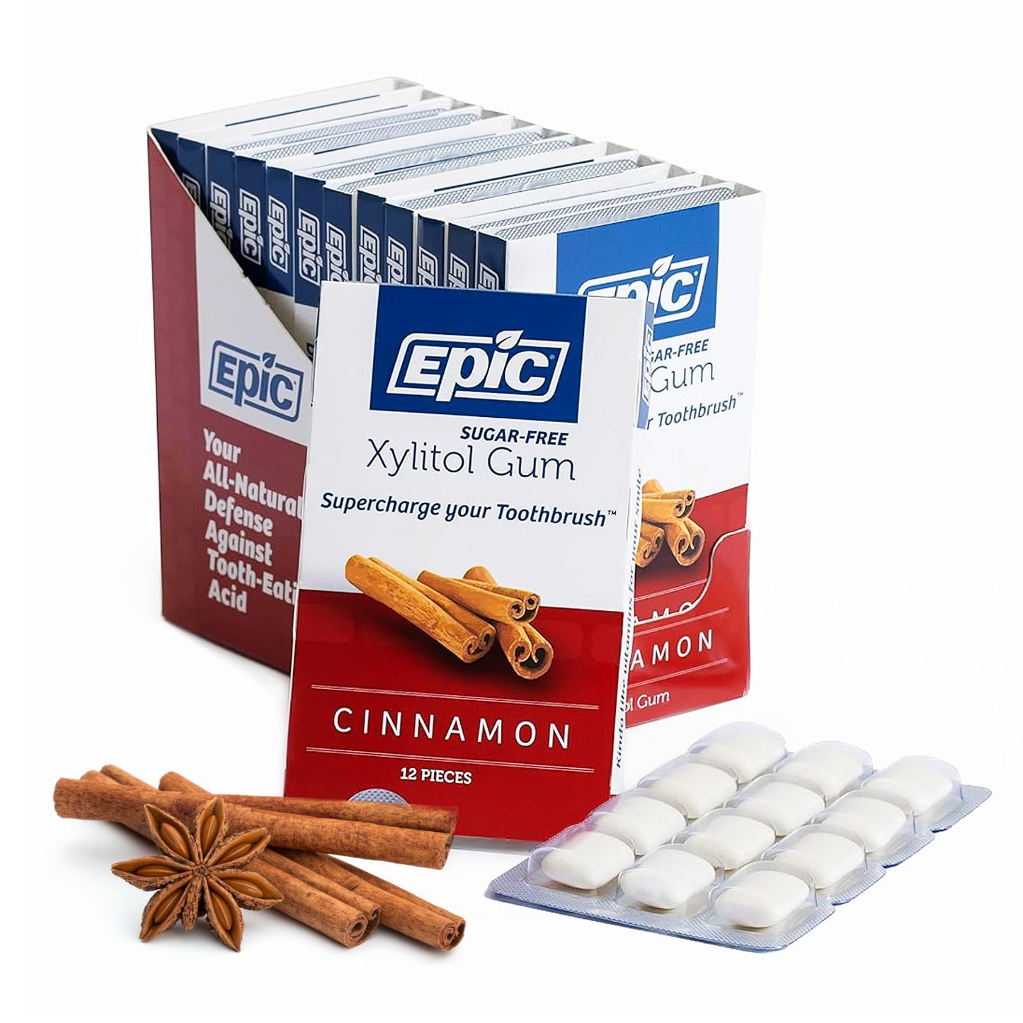 Epic Xylitol Cinnamon Chewing Gum & Mints Bundle 504 Count