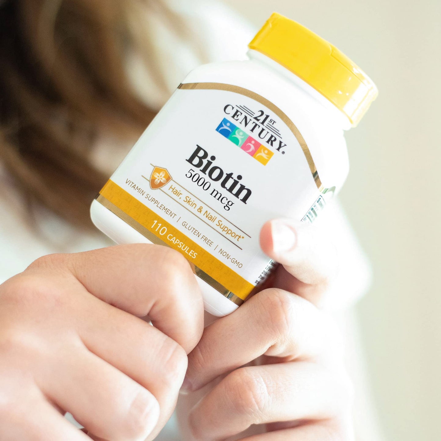 Smart Monkey Technologies Biotin 5,000 mcg Capsules, 110 Count
