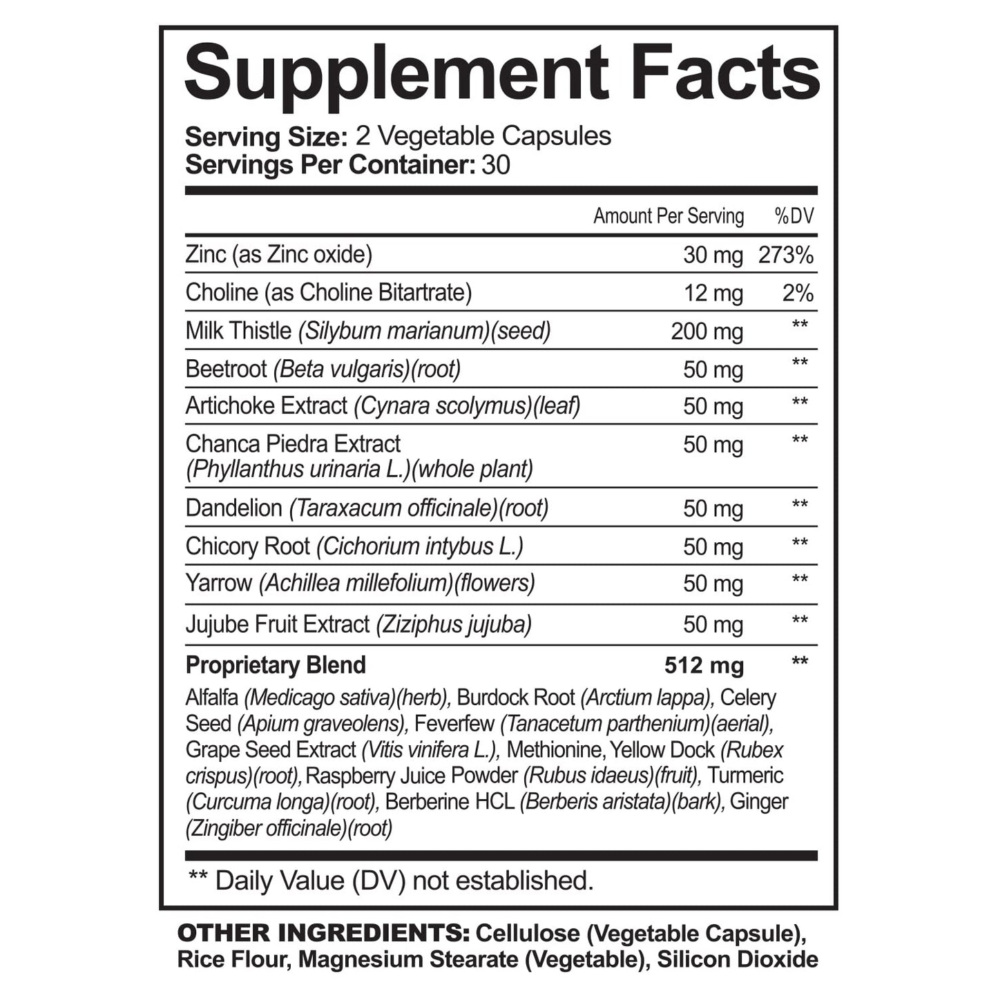 NutriFlair Liver Cleanse Detox & Repair Supplement Capsule, 60 Count