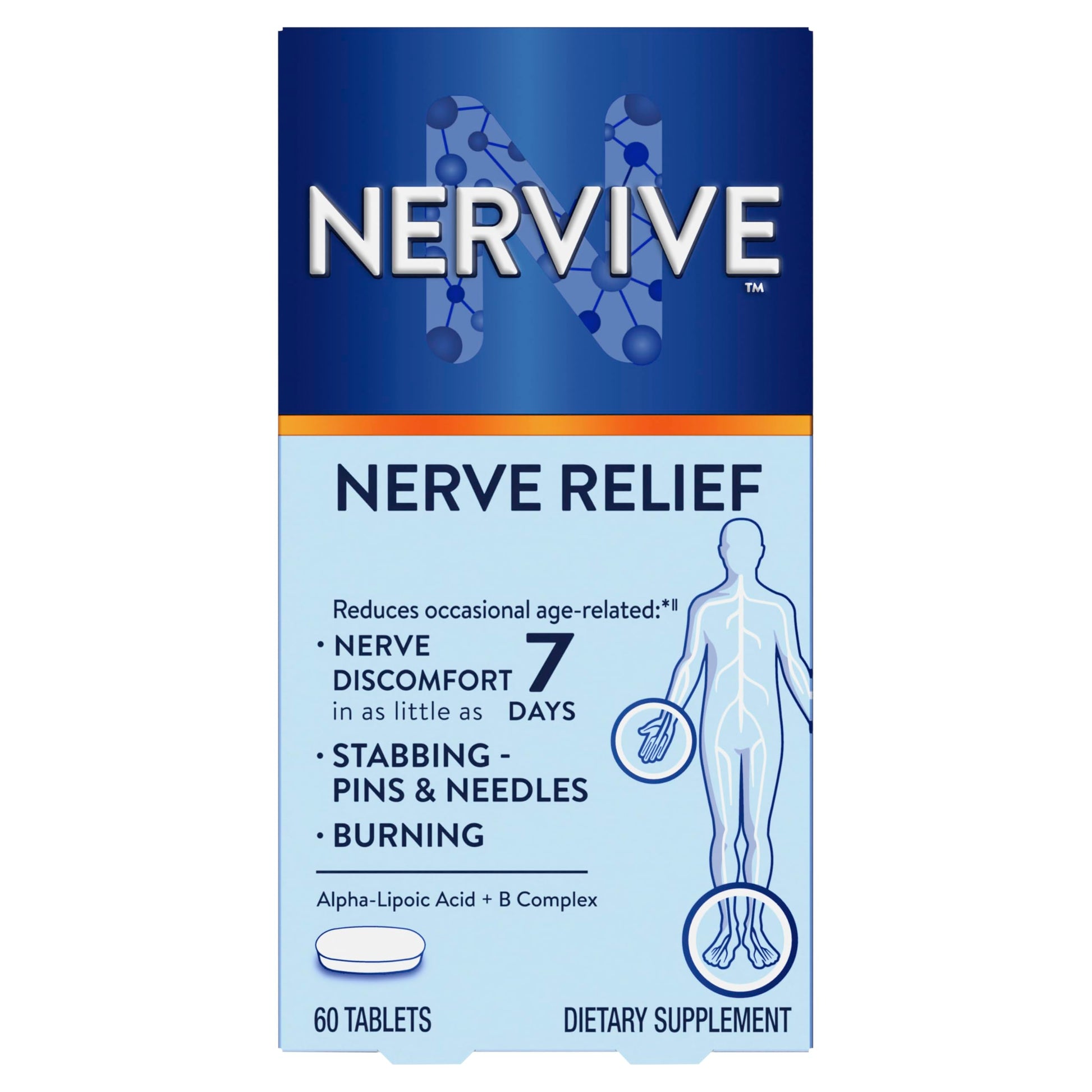 Nervive Nerve Relief Occasional Nerve Discomfort II Tablet 60 Count