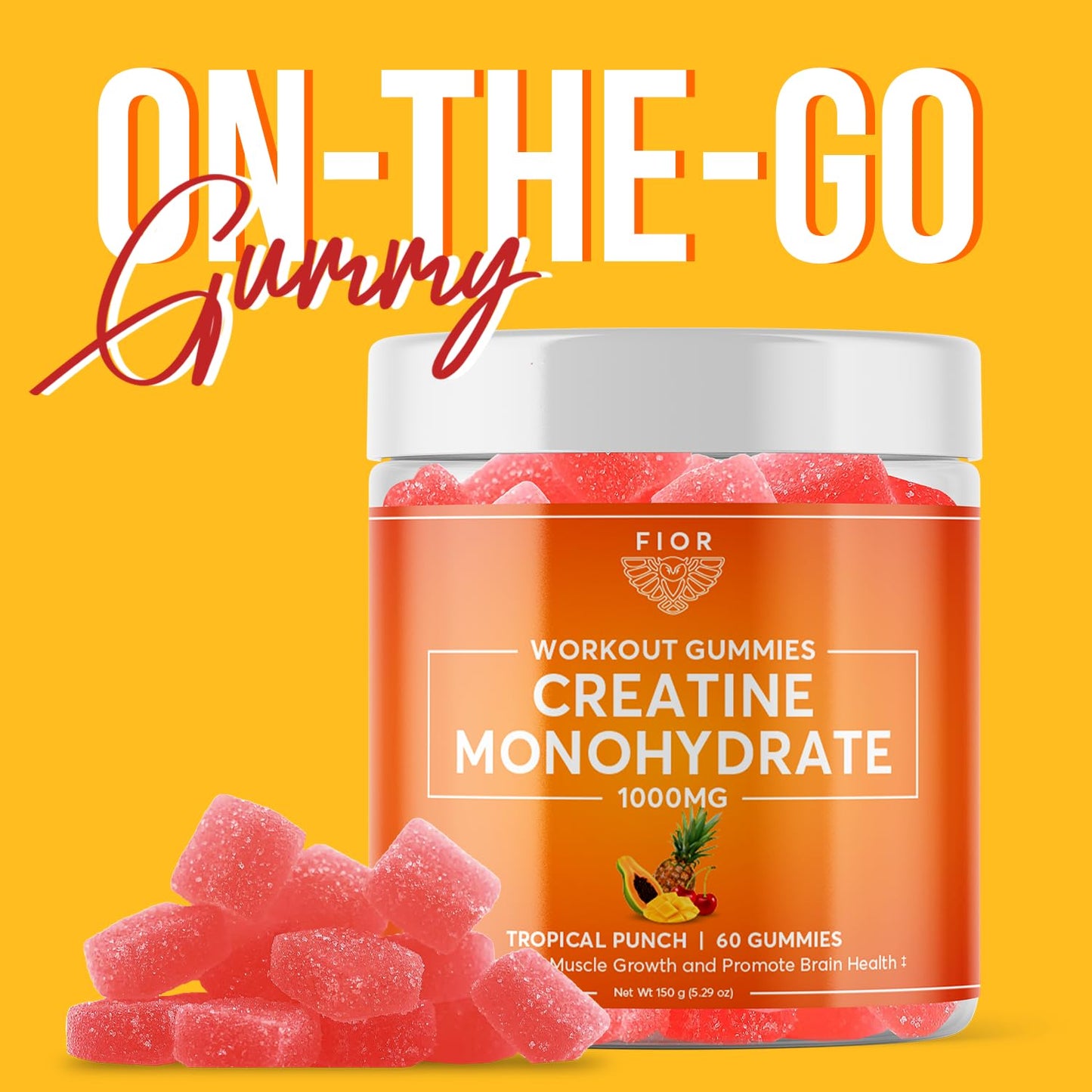 FIOR Creatine Gummy 60 Count