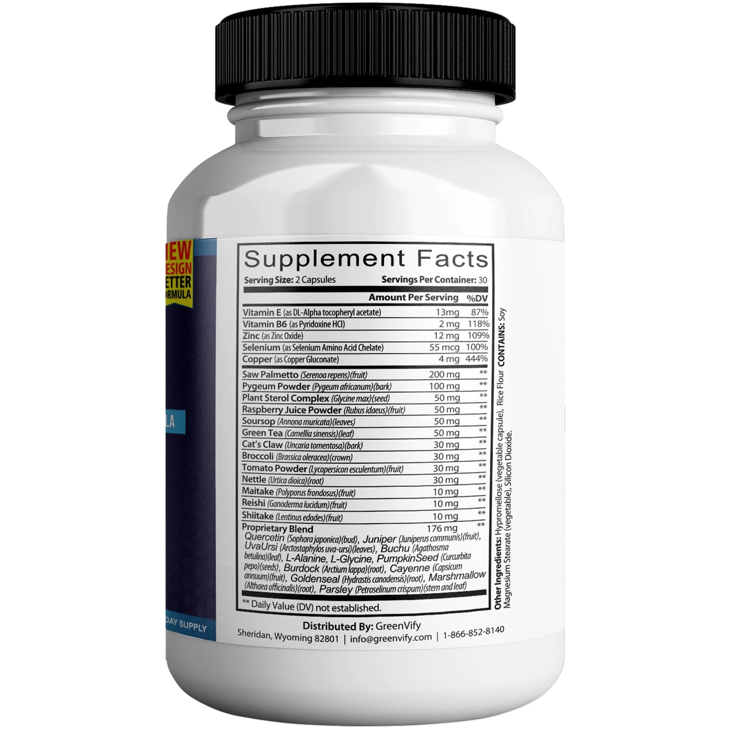 GREENVIFY Prostadine Max Prostate Supplements for Men 180 Capsules