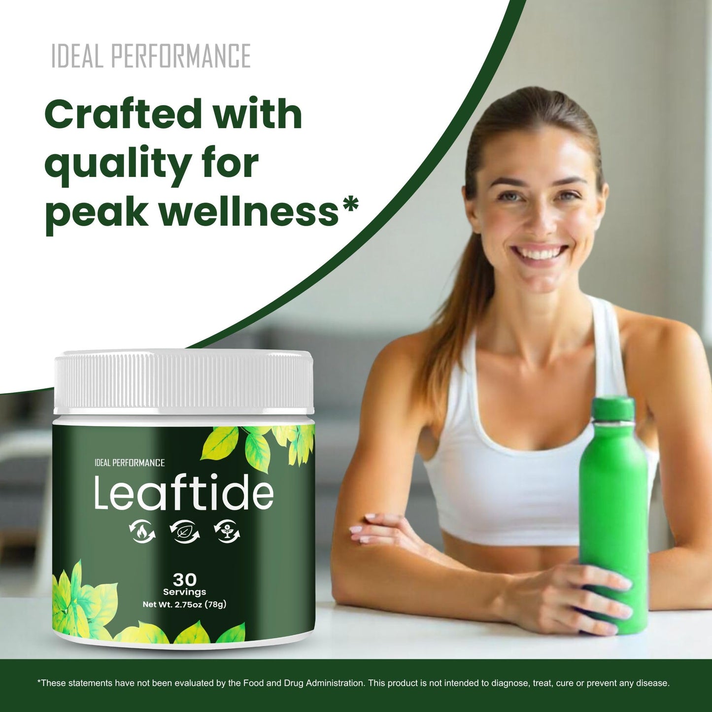 IDEAL PERFORMANCE Leaftide Powder 2.75 Ounce